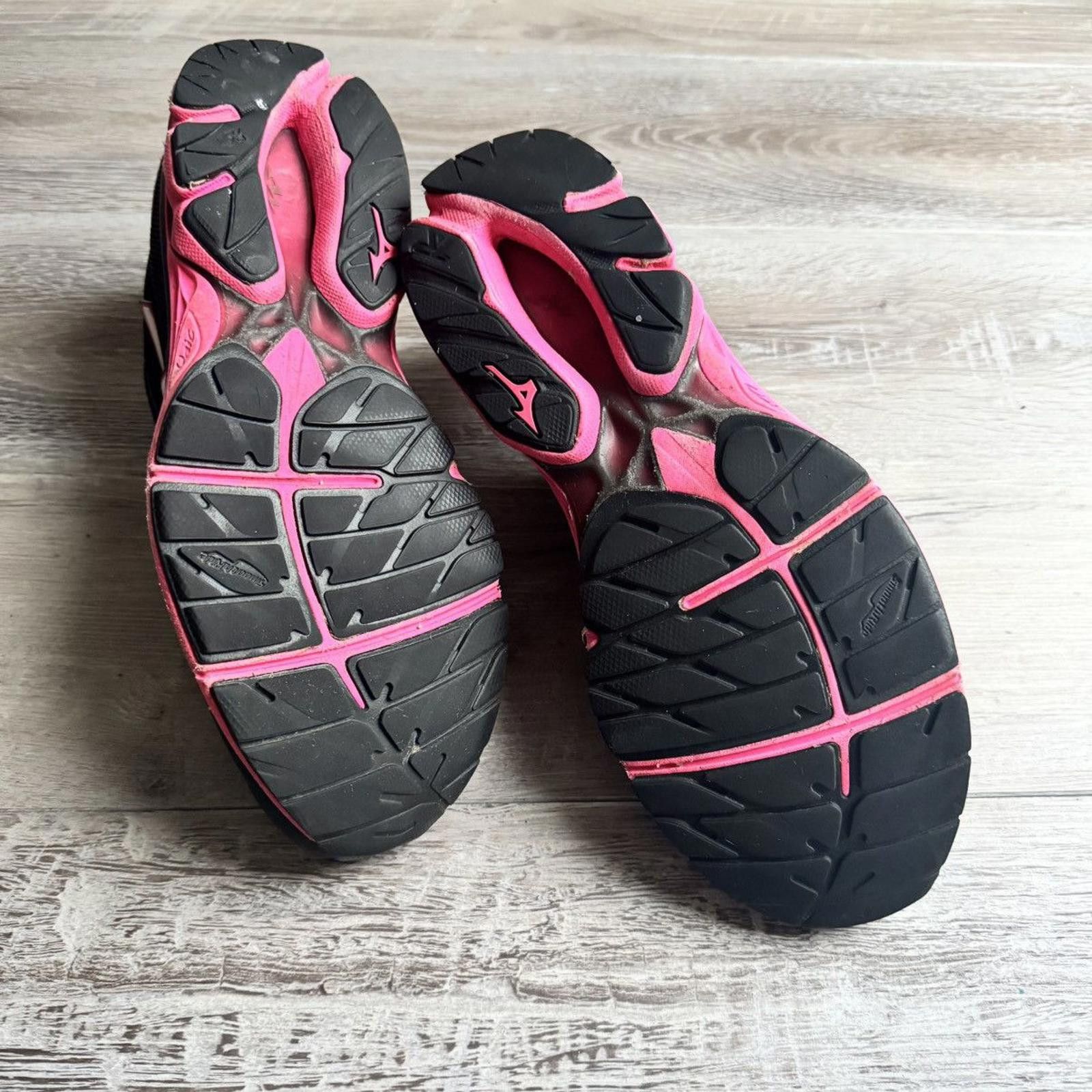 Mizuno MIZUNO • Wave Rider 20 "Black/Pink" (9.5M) Size US 9.5 / EU 42-43 - 6 Thumbnail