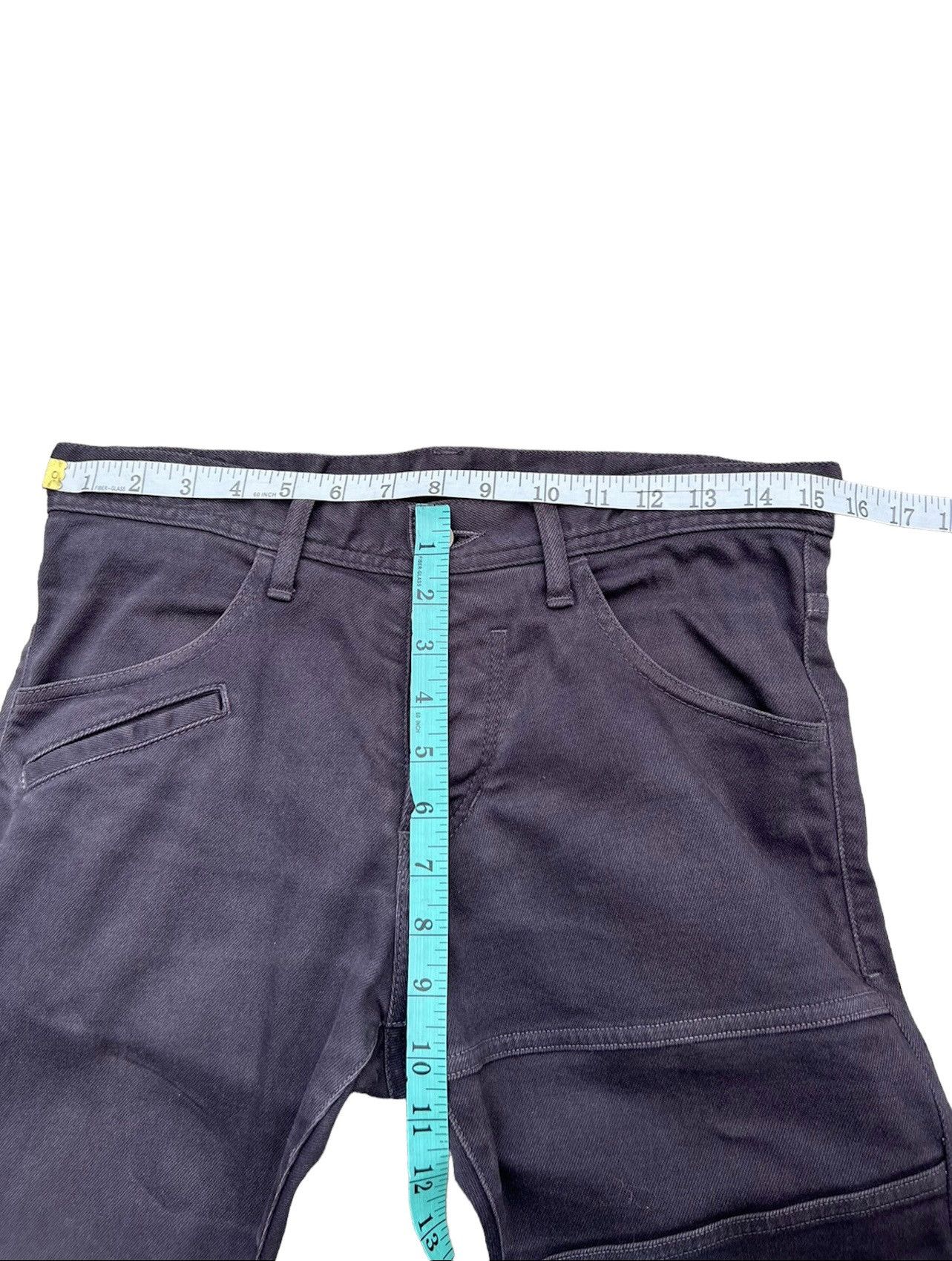 SHAREEF Vintage Shareef Japan Sun Fade Black Panelled Skinny Jeans Size US 29 - 3 Thumbnail