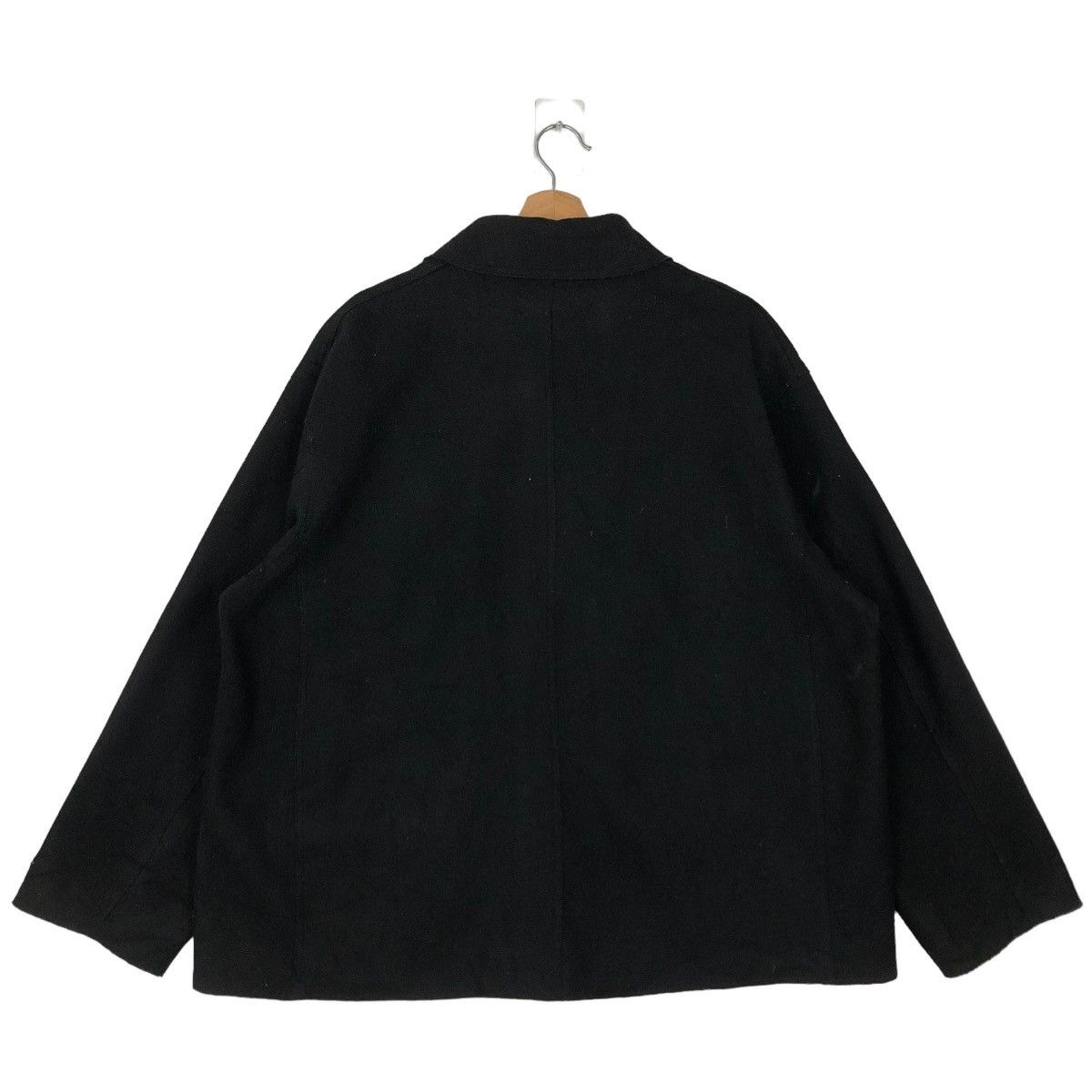 Japanese Brand × Vintage 🔥VINTAGE WOOL CROPPED BIKER JACKET WEGO ISSEY MIYAKE Size US L / EU 52-54 / 3 - 7 Thumbnail