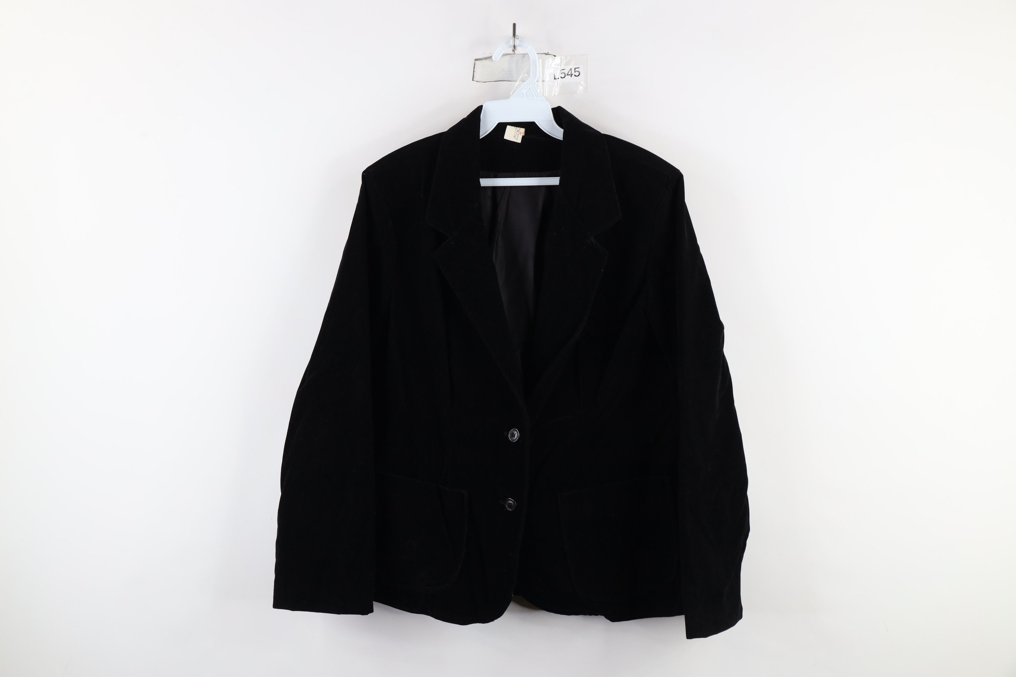 Vintage Vintage 60s 70s Rockabilly Velvet Velour Blazer Jacket USA Size M / US 6-8 / IT 42-44 - 1 Thumbnail