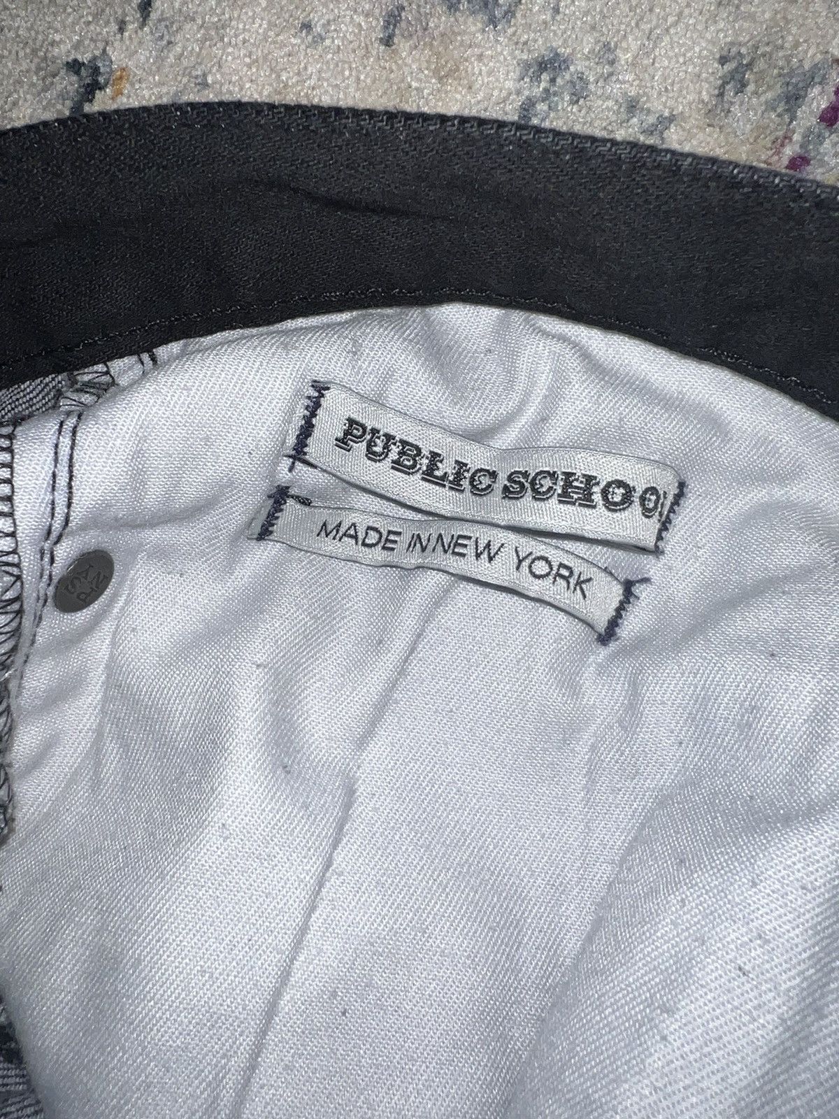 Public School Public School Black Denim Jeans Sz 36 Size US 36 / EU 52 - 2 Thumbnail