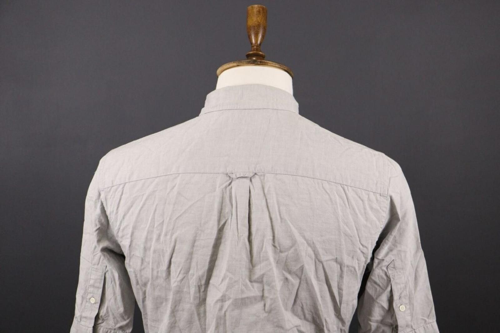 Allsaints AllSaints Gray Short Sleeve Button Down Shirt Size S Size US S / EU 44-46 / 1 - 6 Thumbnail