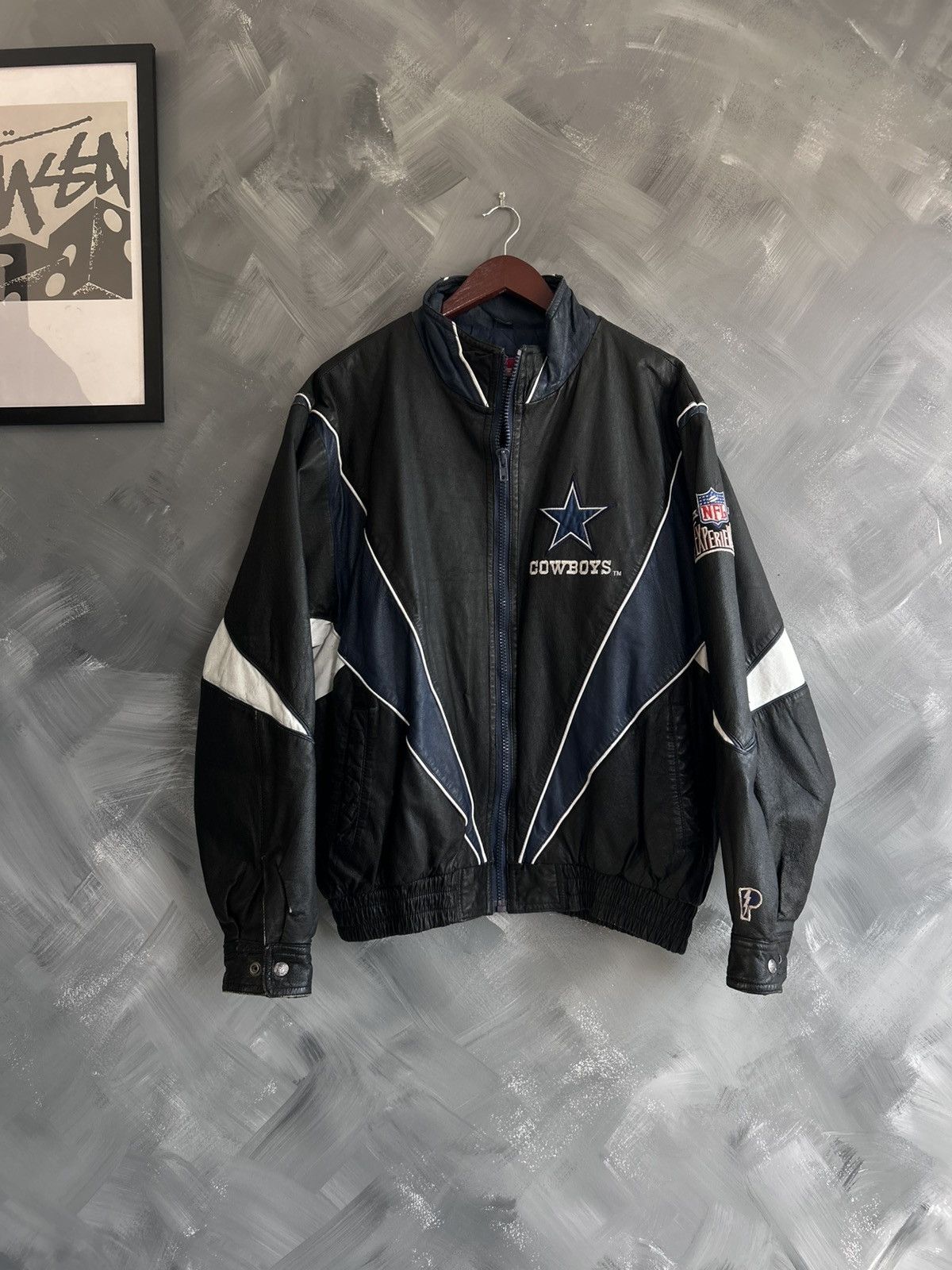 Pro Player Vntg Super Rare Plo Player Daniel Young Cowboys Leather Size US XL / EU 56 / 4 - 2 Thumbnail