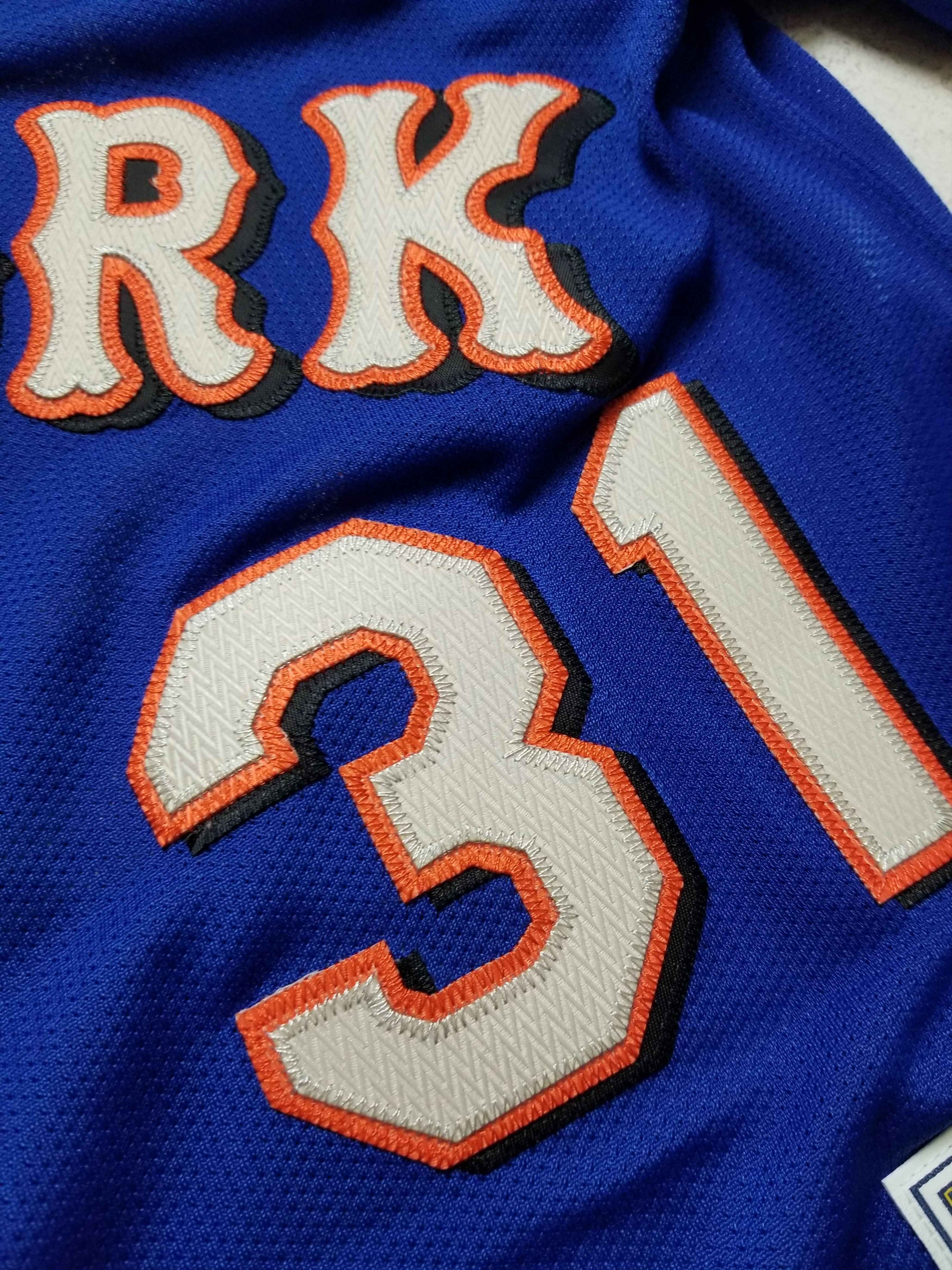 Mitchell & Ness Authentic Mike Piazza New York Mets 1999 Button Jersey Size US M / EU 48-50 / 2 - 6 Thumbnail