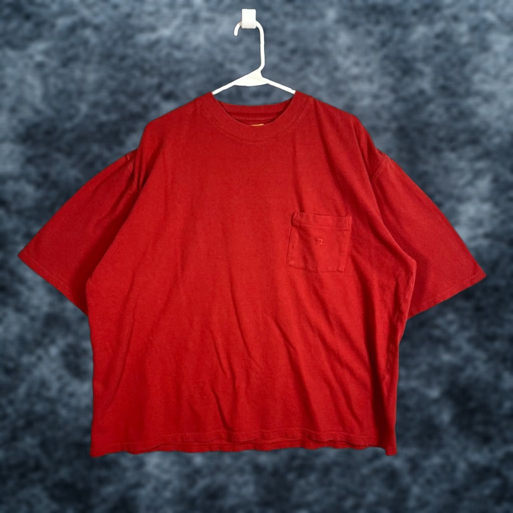 Vintage VINTAGE Duck Head Mens Red Pocket T-Shirt Size Large 100% Cotton Short Sleeve Crew Neck with Pockets Mens Size US L / EU 52-54 / 3 - 1 Thumbnail