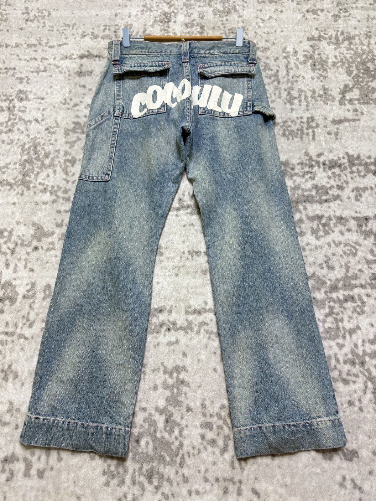 Y2k COCOLULU Ketsururu Logo Carpenter Jeans Japanese
