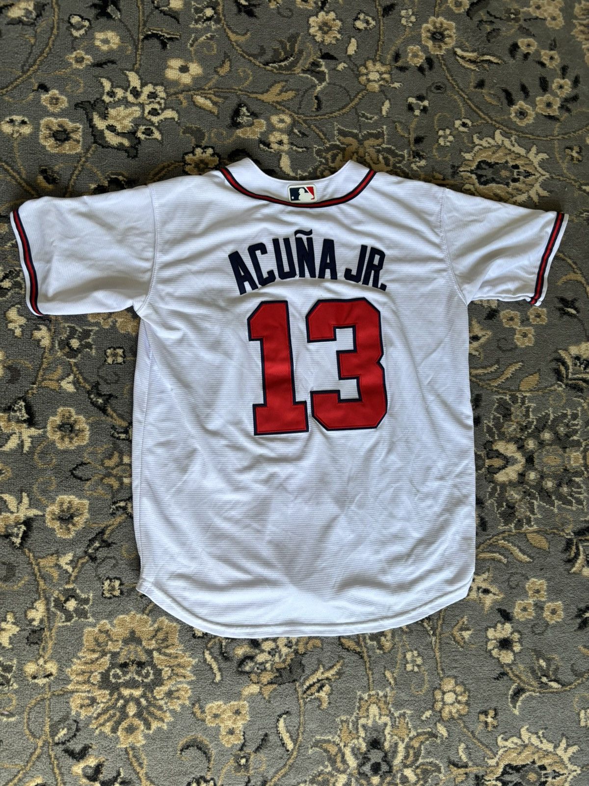 Nike Atlanta Braves Acuna Jr. Jersey Size US M / EU 48-50 / 2 - 2 Thumbnail