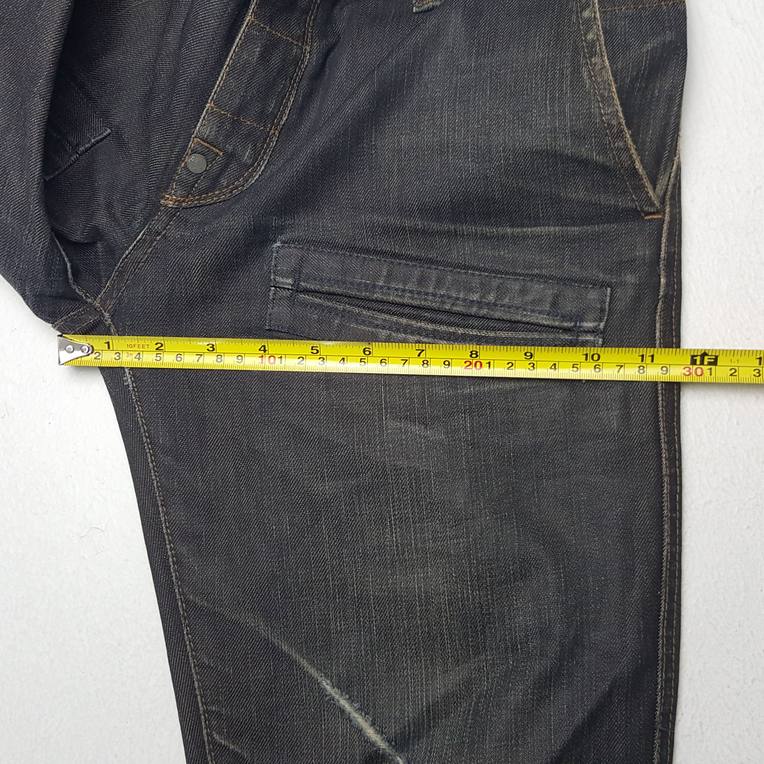 G-Star × If Six Was Nine × Vintage Vintage G-Star Raw Japanese Brand Bikers Denim Jeans Size US 32 / EU 48 - 12 Thumbnail