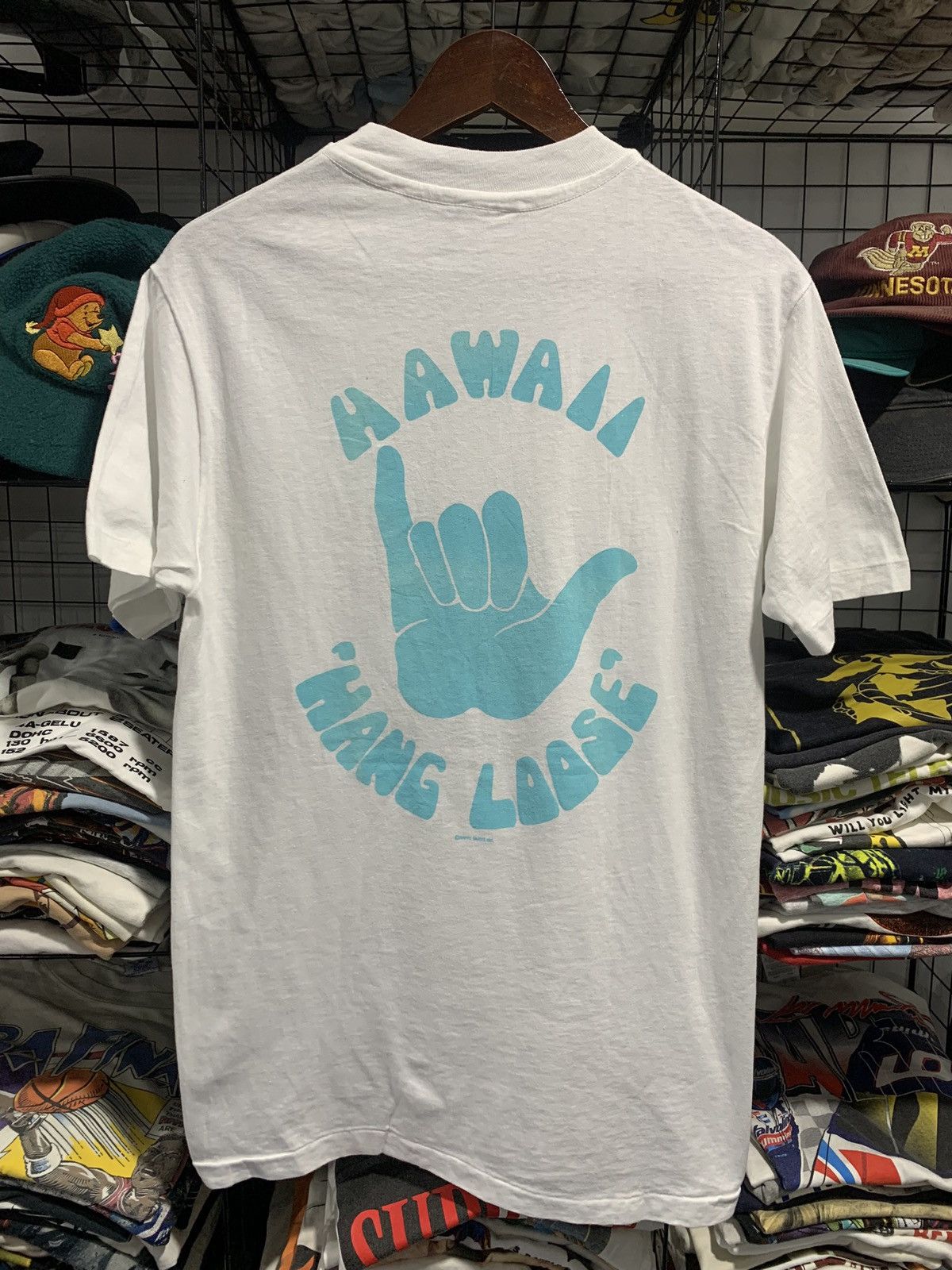 Vintage Vintage Hawaii Hang Loose Tshirt Size US M / EU 48-50 / 2 - 1 Thumbnail