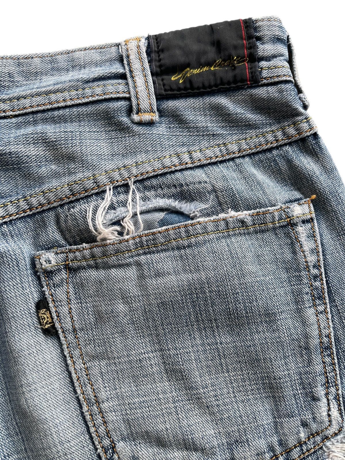 Vintage Vintage Denim Craft Distressed Streetwear Jeans Size US 32 / EU 48 - 11 Thumbnail