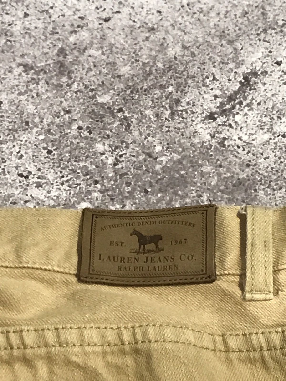 Polo Ralph Lauren × RRL Ralph Lauren × Vintage Vintage 90s Jeans Polo Ralph Lauren Flared Graphic Print Size 34" / US 12 / IT 48 - 11 Thumbnail