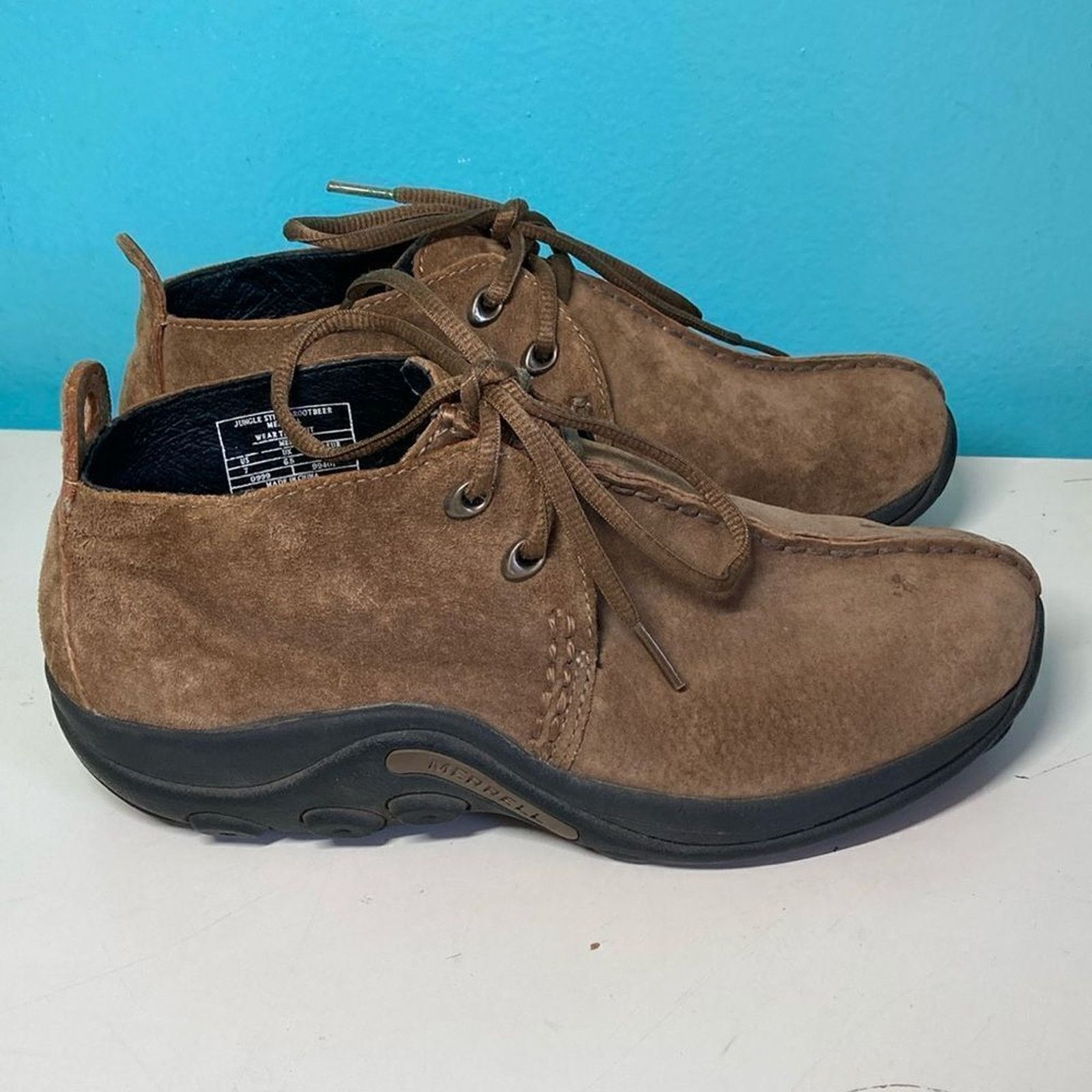Merrell Merrell Brown Suede Size 40 Mens 7 Jungle Stitch Moc Size US 7 / EU 40 - 2 Thumbnail