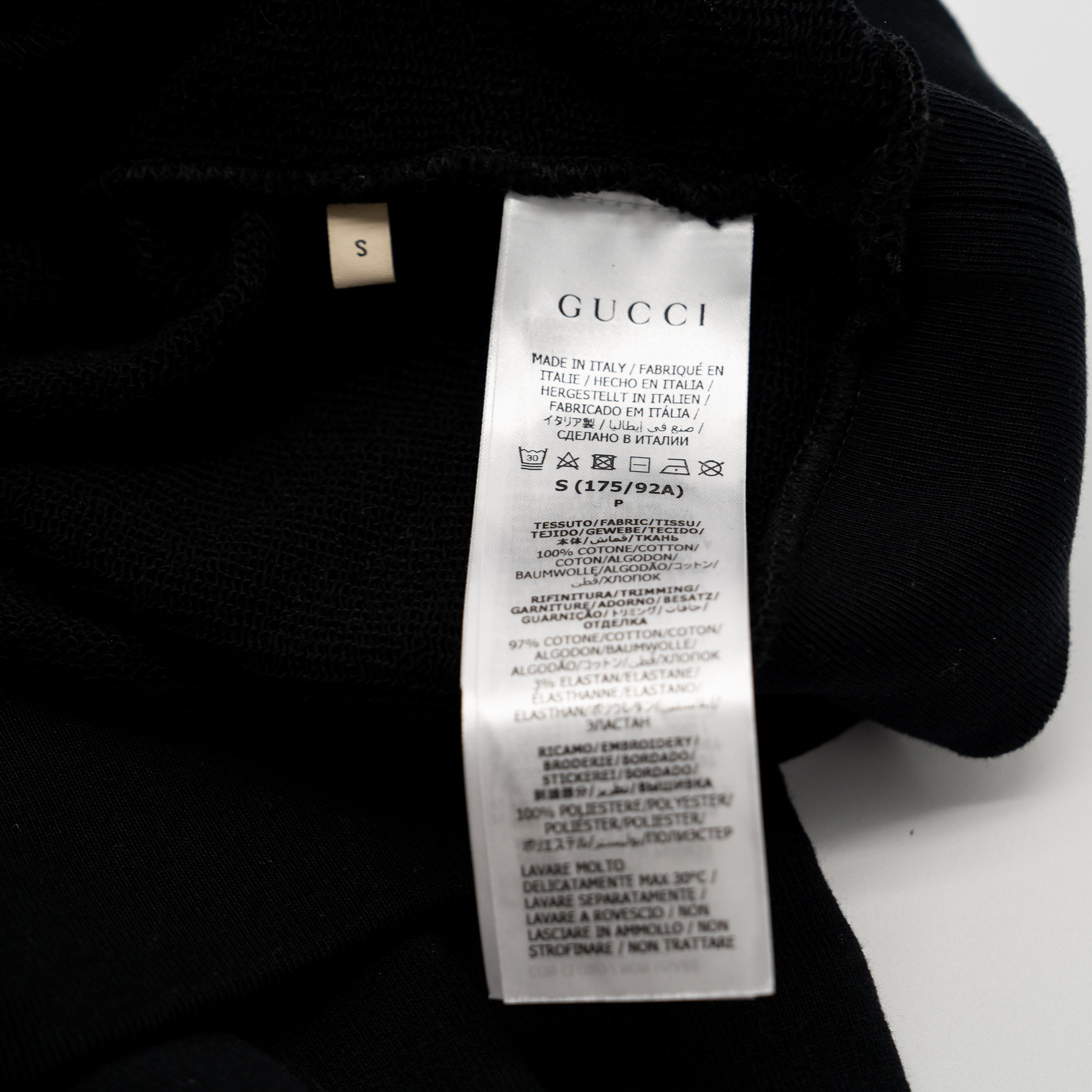 Gucci S Gucci GG Interlocking Crewneck Sweatshirt embroidery Black Size US S / EU 44-46 / 1 - 8 Thumbnail