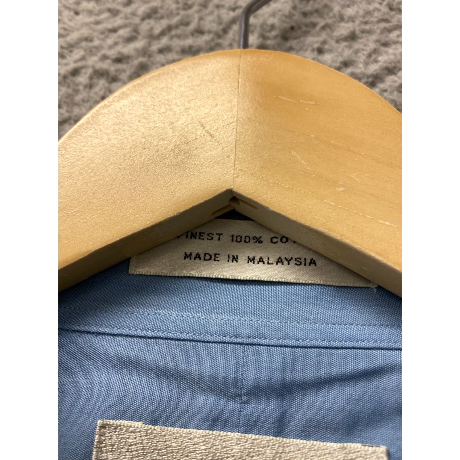 Nordstrom Vintage John W. Nordstrom Turquoise Button Shirt Mens L 16.5 33 Classic /160-40 Size US L / EU 52-54 / 3 - 5 Thumbnail