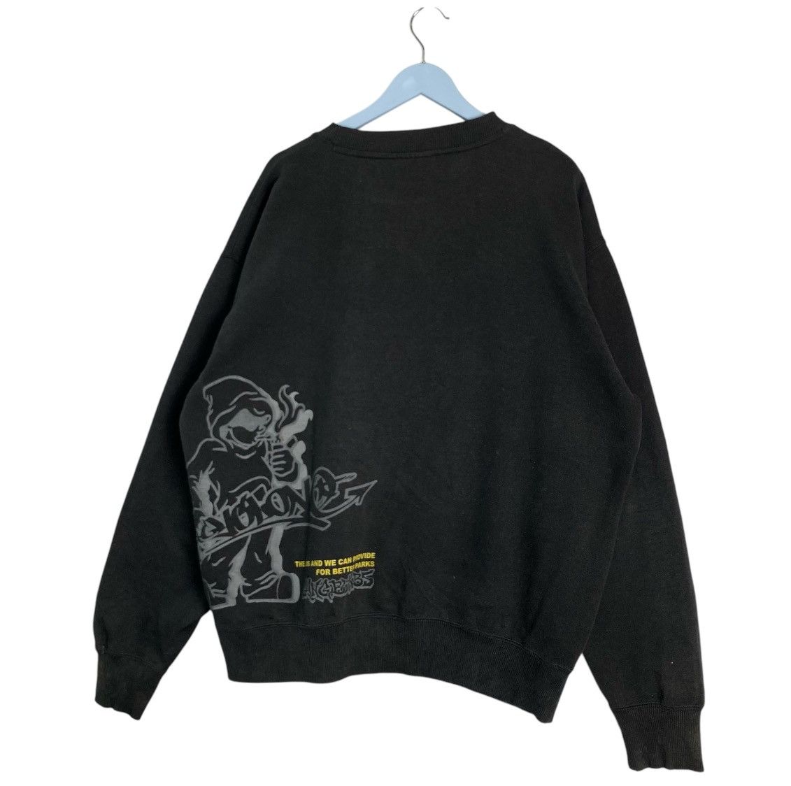 Designer × Vintage Vintage sweatshirt Oblo Design Wardrobe Digital Cream’in Size US XXL / EU 58 / 5 - 8 Thumbnail