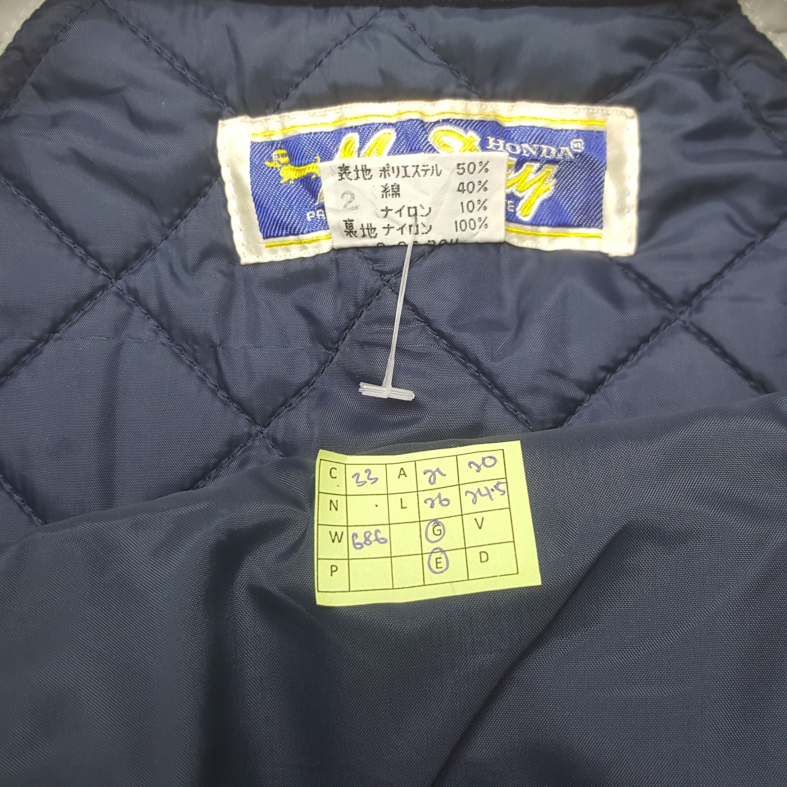 Japanese Brand Vintage Honda X Dencente Japanes Racing Bikers Jacket 33 Size US M / EU 48-50 / 2 - 7 Thumbnail