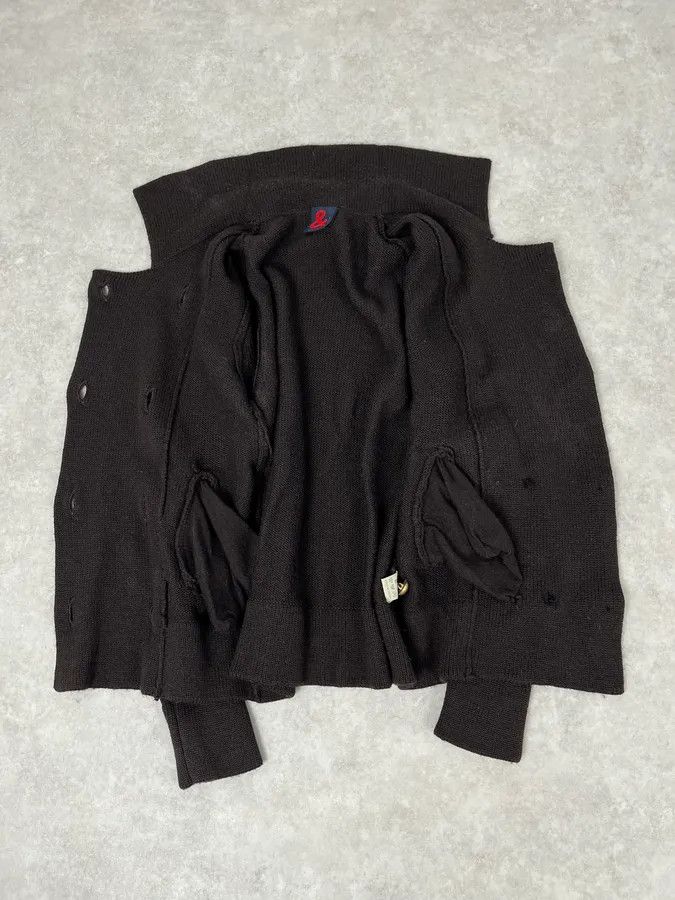 Dolce & Gabbana 1990s Dolce & Gabbana Wool Brown Buttoned Cardigan Jacket Size US XS / EU 42 / 0 - 10 Thumbnail