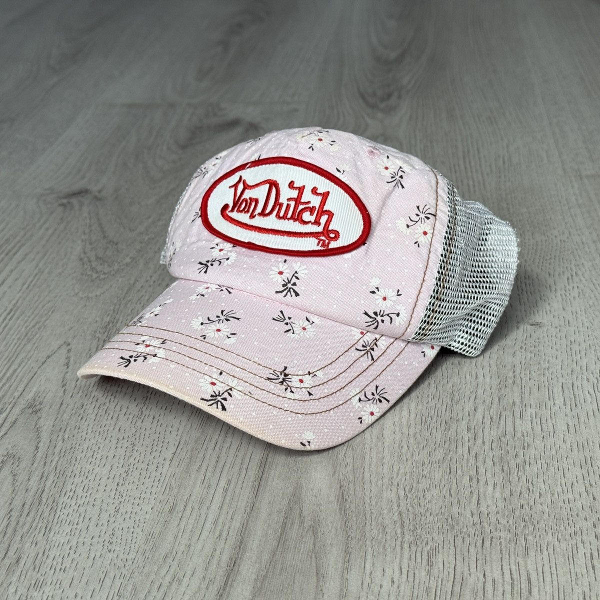 Von Dutch Vintage Von Dutch Full-Mesh Green Trucker Hat Rare Size ONE SIZE - 1 Thumbnail