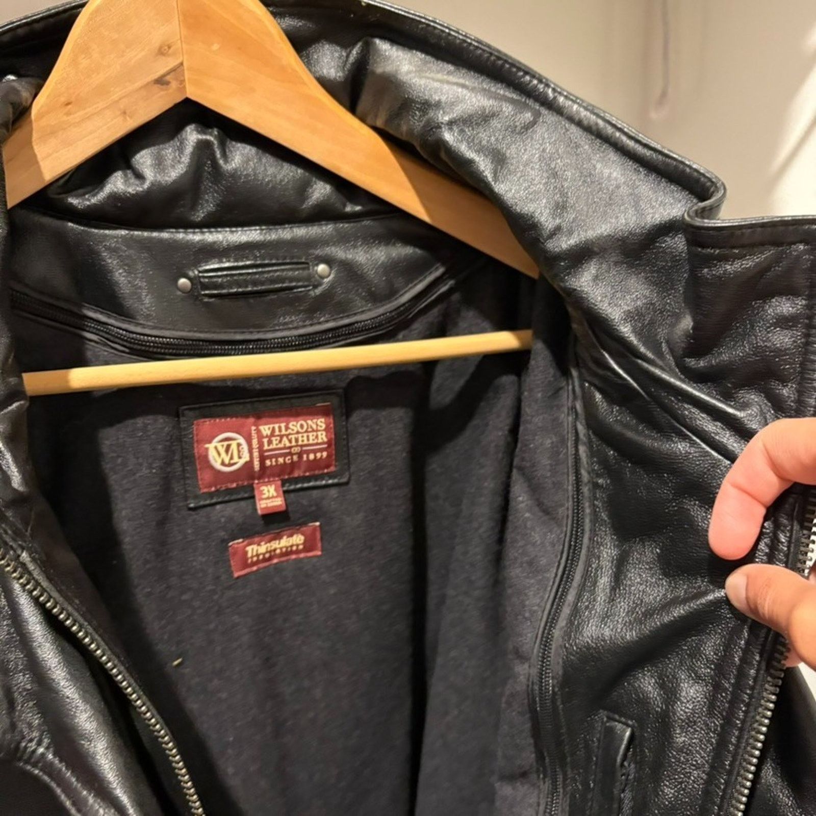 Wilsons Leather Wilsons Leather Jacket Men's Size 3XL Black NEW WITH TAGS Size US XXL / EU 58 / 5 - 5 Thumbnail