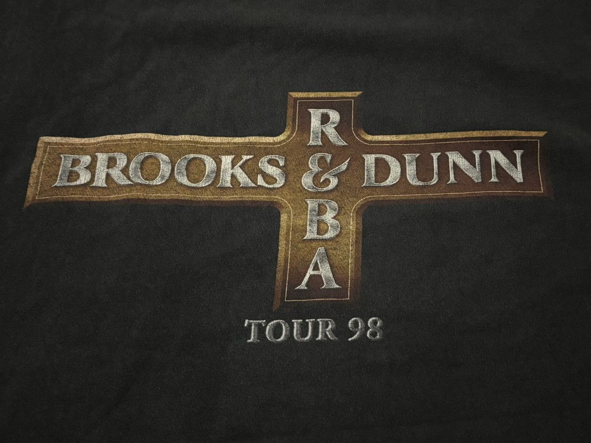 Band Tees × Vintage Vintage REBA , BROOKS & DUNN Tour 1998 Tshirt Size US XL / EU 56 / 4 - 5 Thumbnail