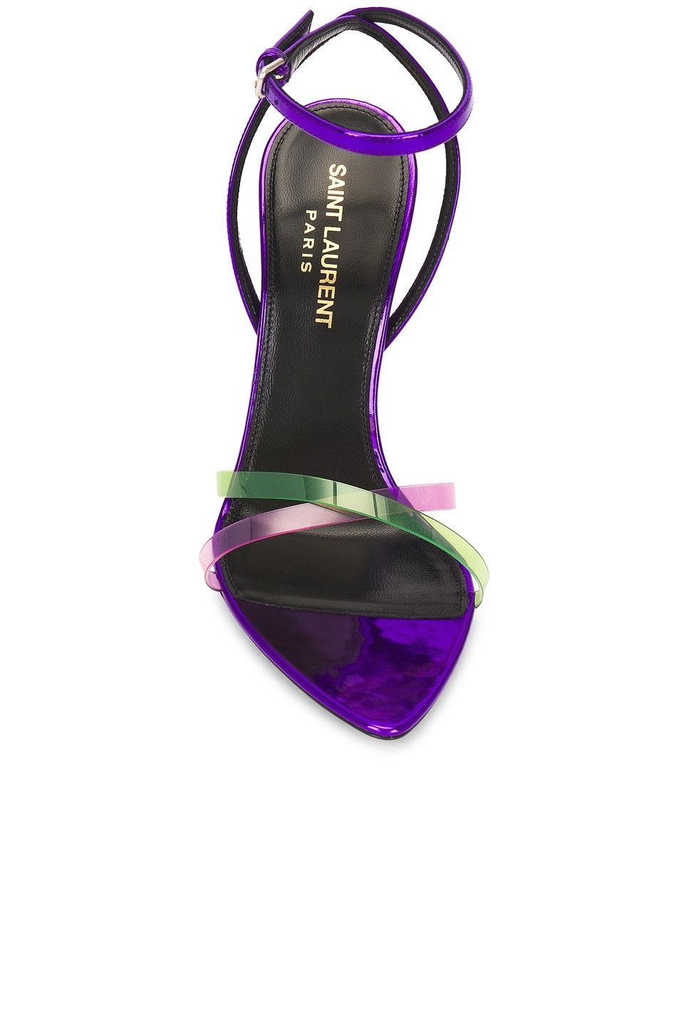 Saint Laurent Paris oc11z1125 Fever 110 Sandals in Purple Size US 7.5 / IT 37.5 - 4 Thumbnail