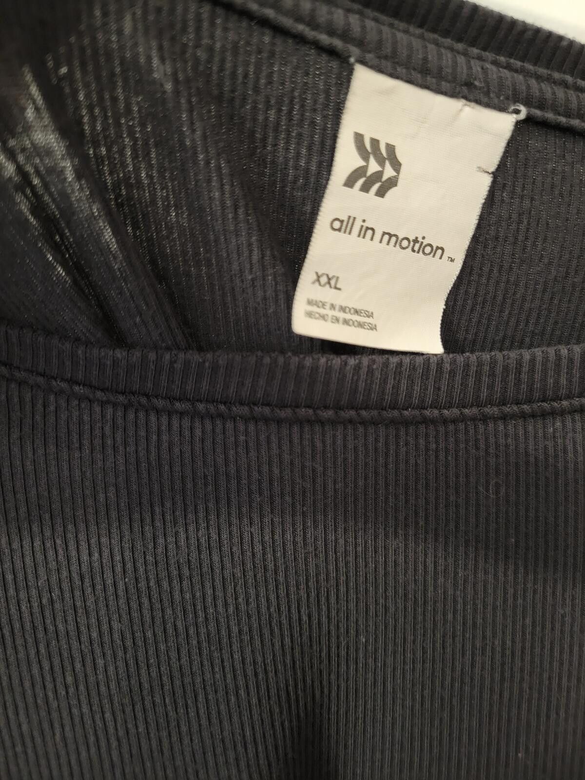 Other Women's all in motion XXL Black Long Sleeve Casual Top Size XXL / US 16-18 / IT 52-54 - 3 Thumbnail
