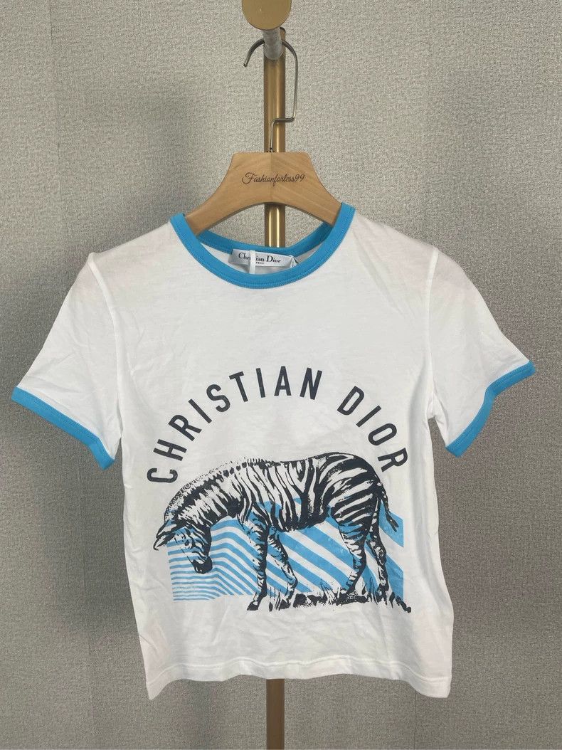 Dior Dior Zebra Print Short Sleeve T-shirt Size US XS / EU 42 / 0 - 1 Thumbnail