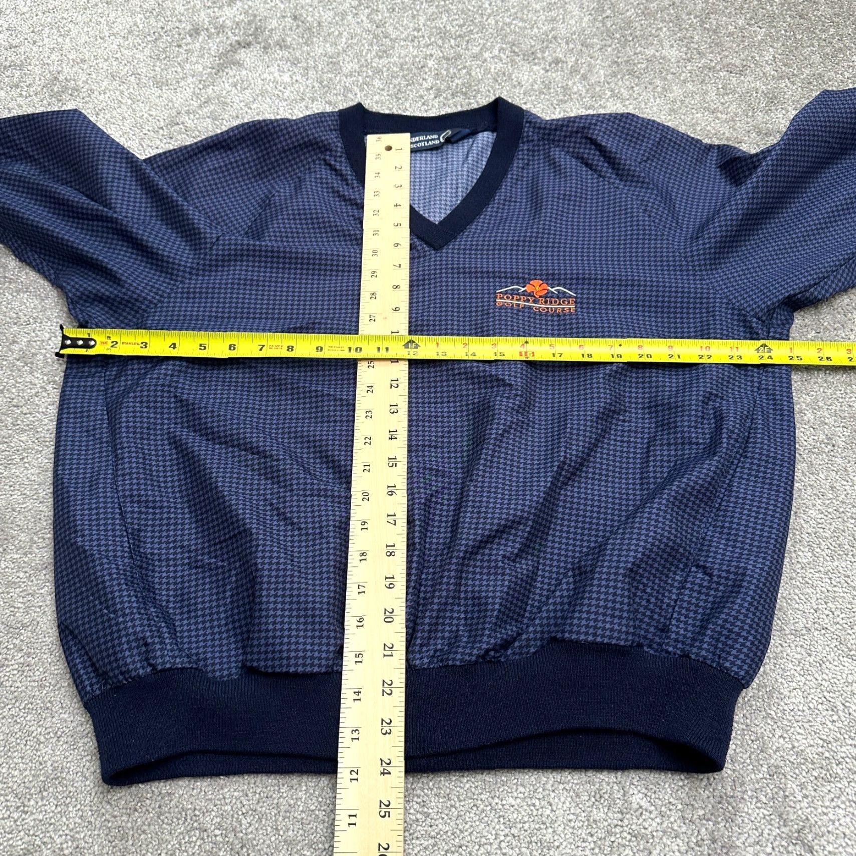 Vintage VINTAGE Sunderland Sweatshirt Men Small Blue Golf Windbreaker Houndstooth Size US S / EU 44-46 / 1 - 7 Thumbnail