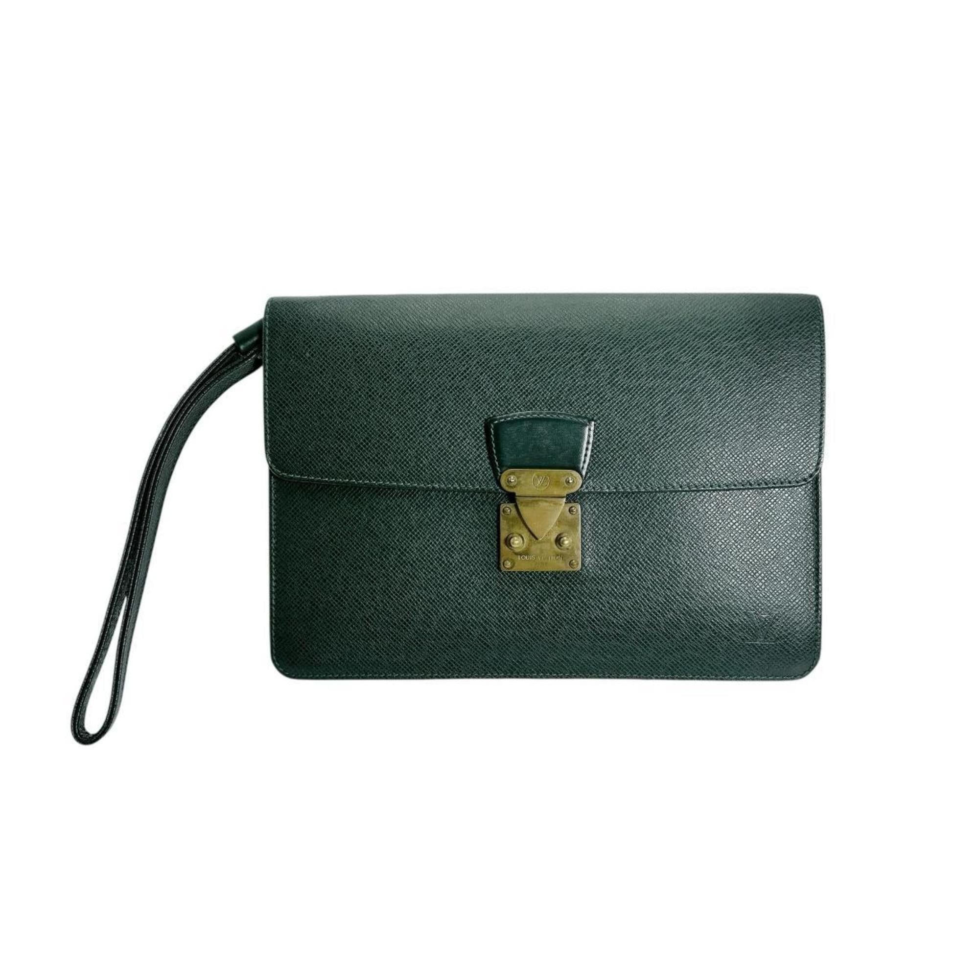 Louis Vuitton Louis Vuitton Taiga Episea Pochette Clado Clutch Bag, M30194, Green Size ONE SIZE - 1 Thumbnail