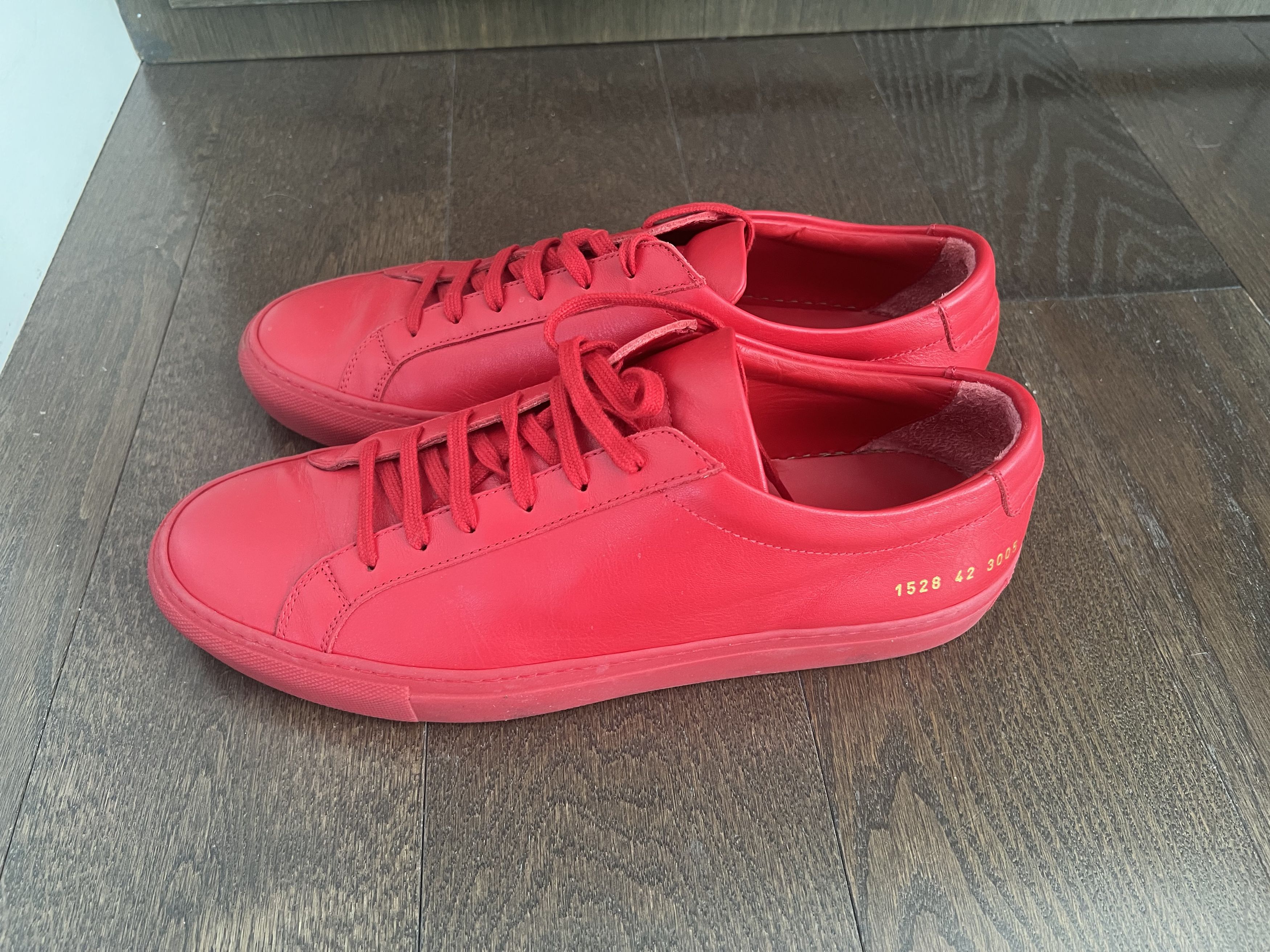 Common Projects Original Achilles Leather Sneakers (EU42, fit US 10) Size US 9 / EU 42 - 3 Thumbnail