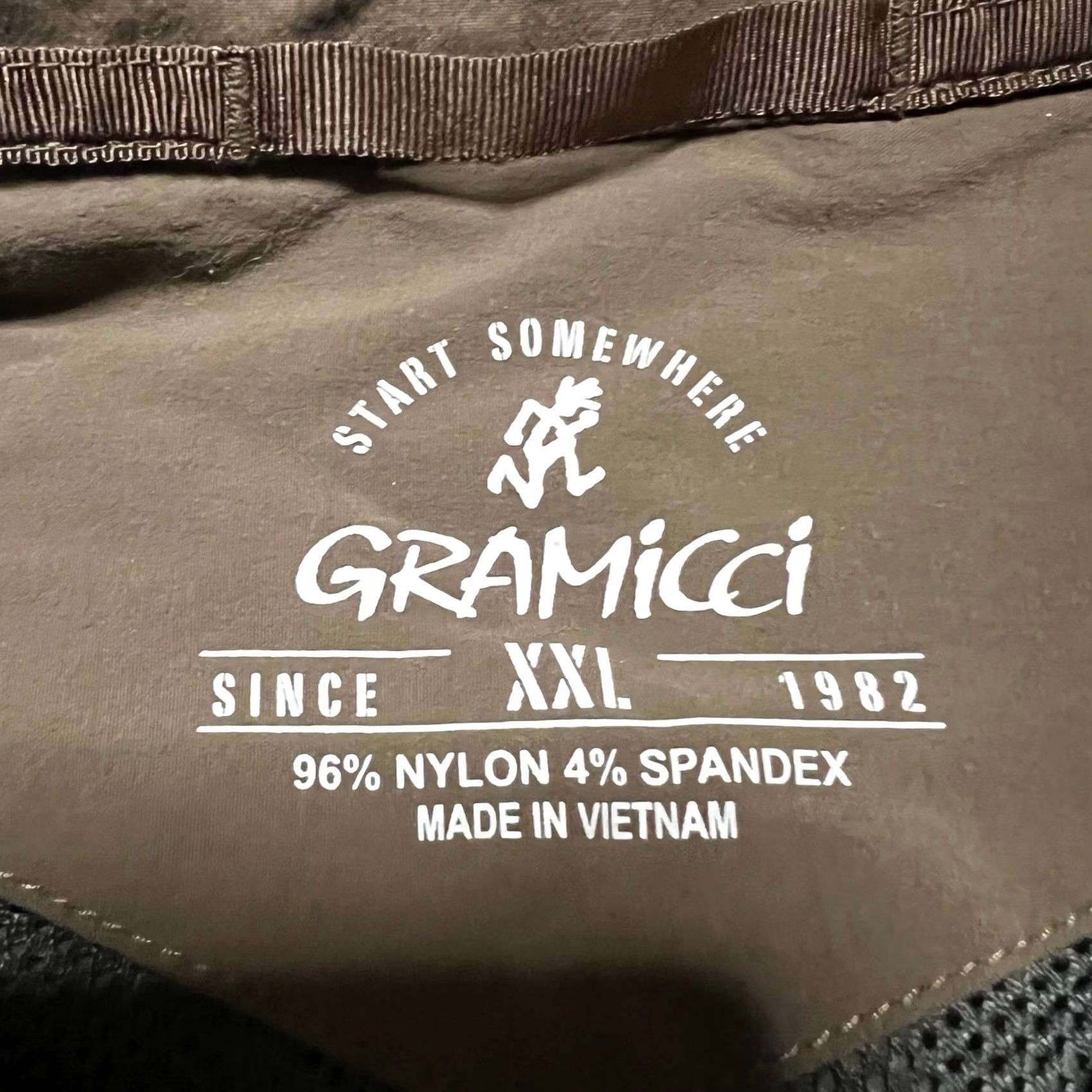Gramicci Gramicci Shirt Mens 2XL Brown Camp Short Sleeve Nylon Vented Hiking Gorpcore Size US XXL / EU 58 / 5 - 7 Thumbnail