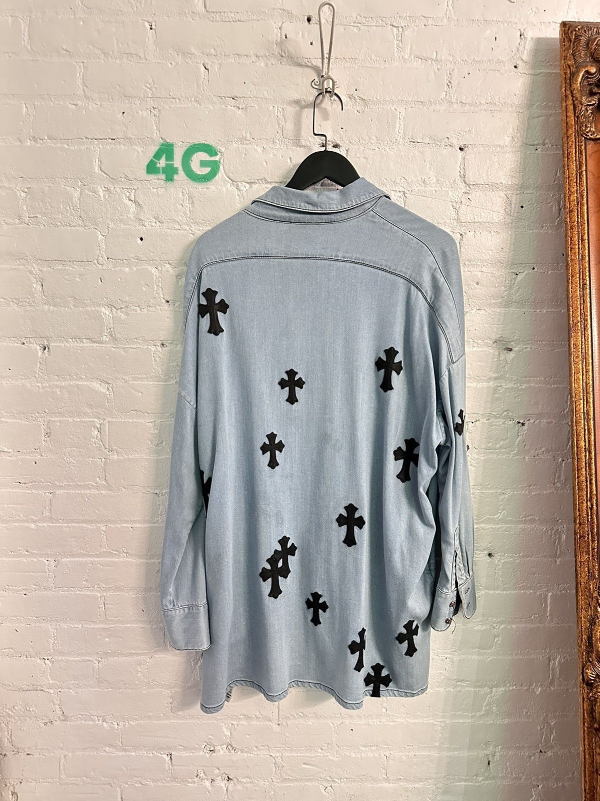 Chrome Hearts CHROME HEARTS PATCHED DENIM JACKET Size US M / EU 48-50 / 2 - 1 Thumbnail