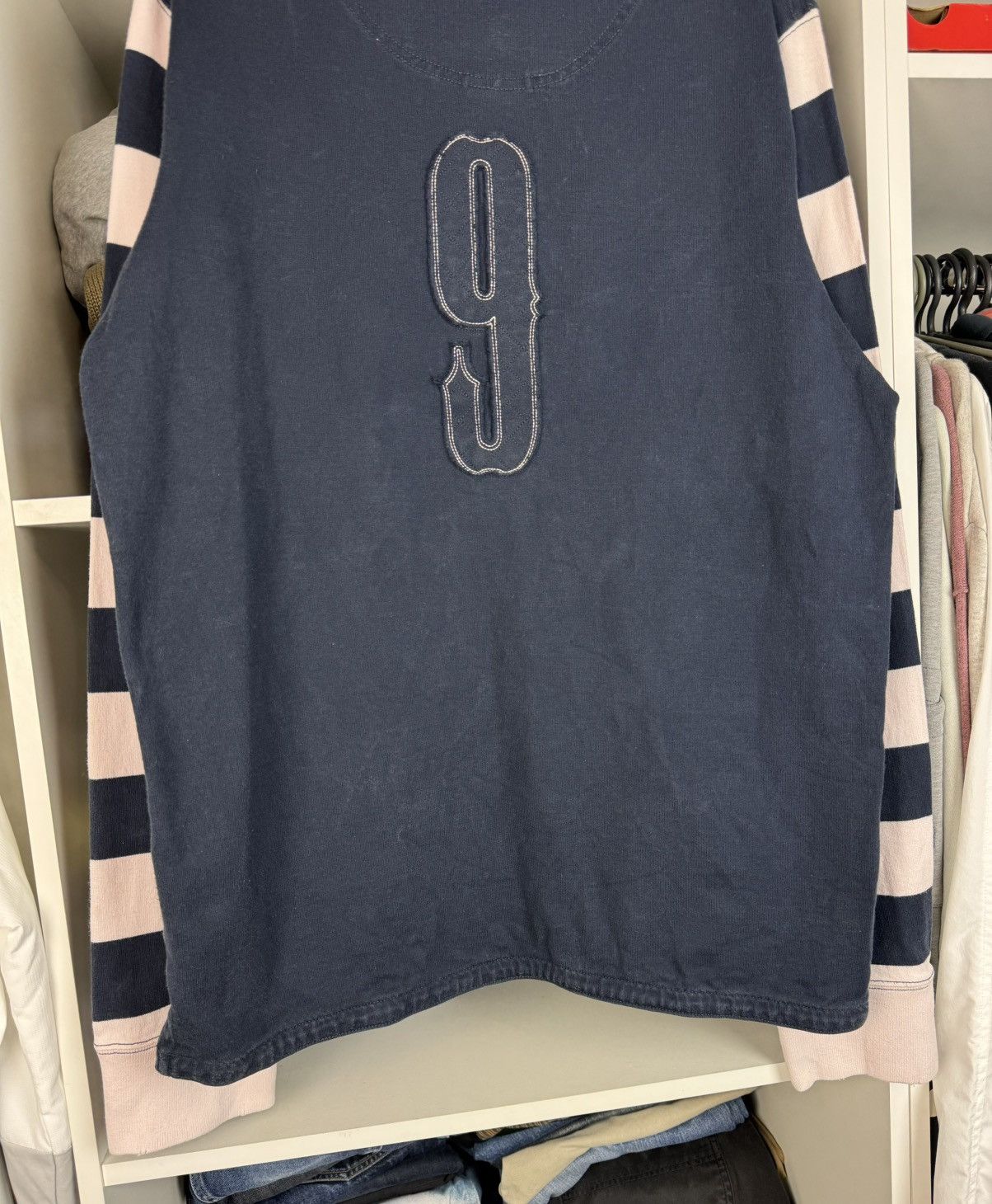 Nike Vintage Nike Scrum Half Long Sleeve Rugby Jersey Slim Fit Size US XL / EU 56 / 4 - 22 Thumbnail