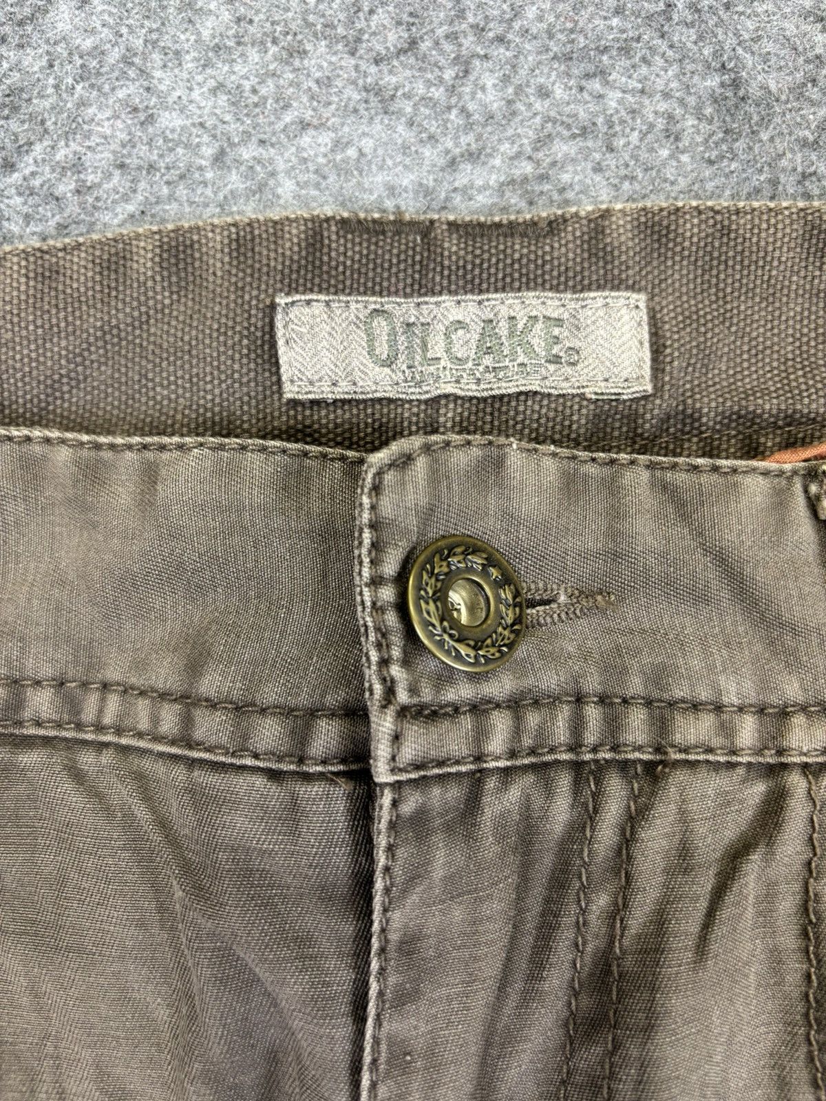 Japanese Brand 💥Flare Cargo💥Oil Cake Hybrid Cargo Pant F900 Size US 31 - 7 Thumbnail