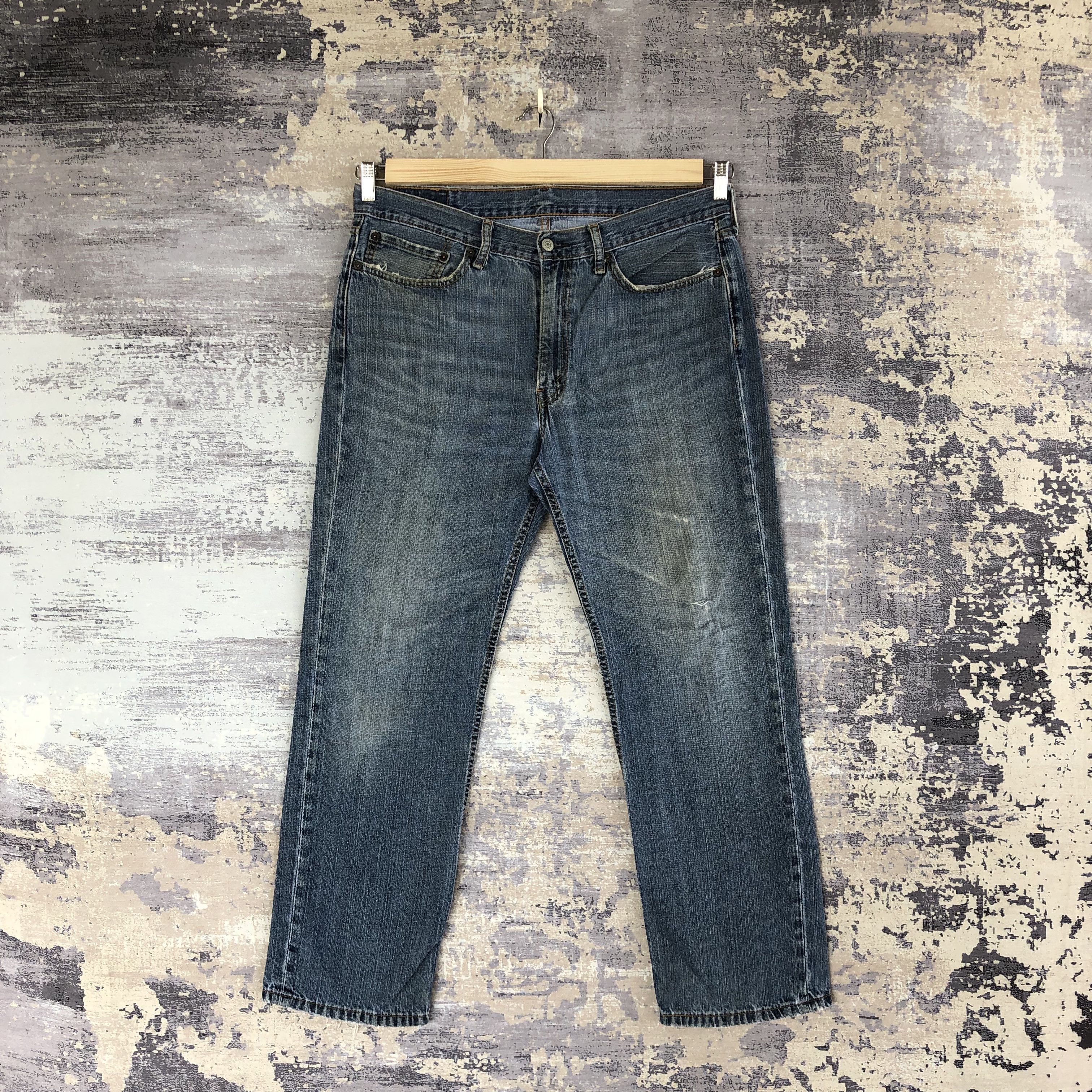 Levi's Vintage Levis 514 Jeans Levi's Dark Blue Wash Denim Pants Size US 36 / EU 52 - 1 Thumbnail