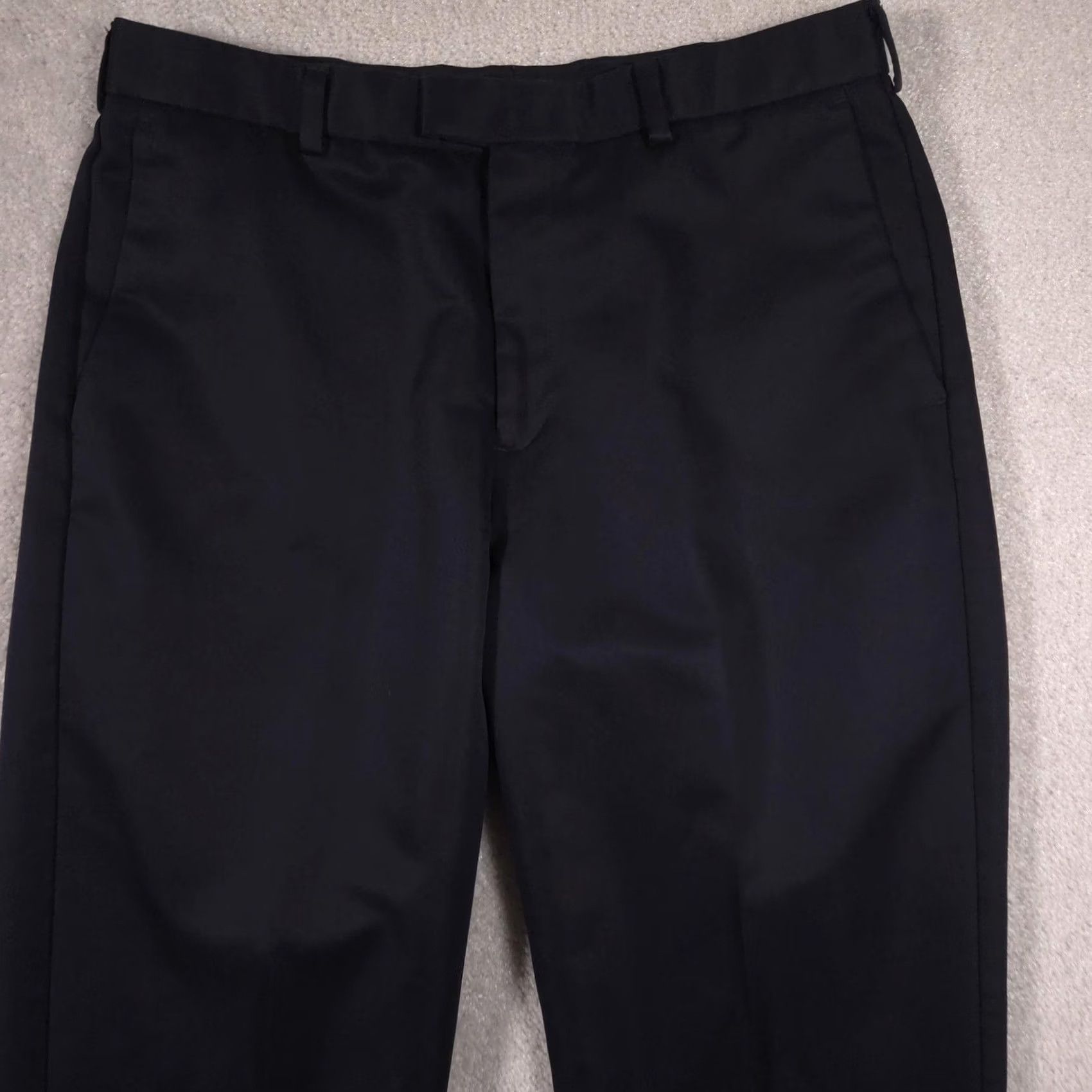 Dockers Dockers Premium Dress Pants Mens 34x31.5 Blue Flat Front Straight Leg Business Size US 34 / EU 50 - 4 Thumbnail