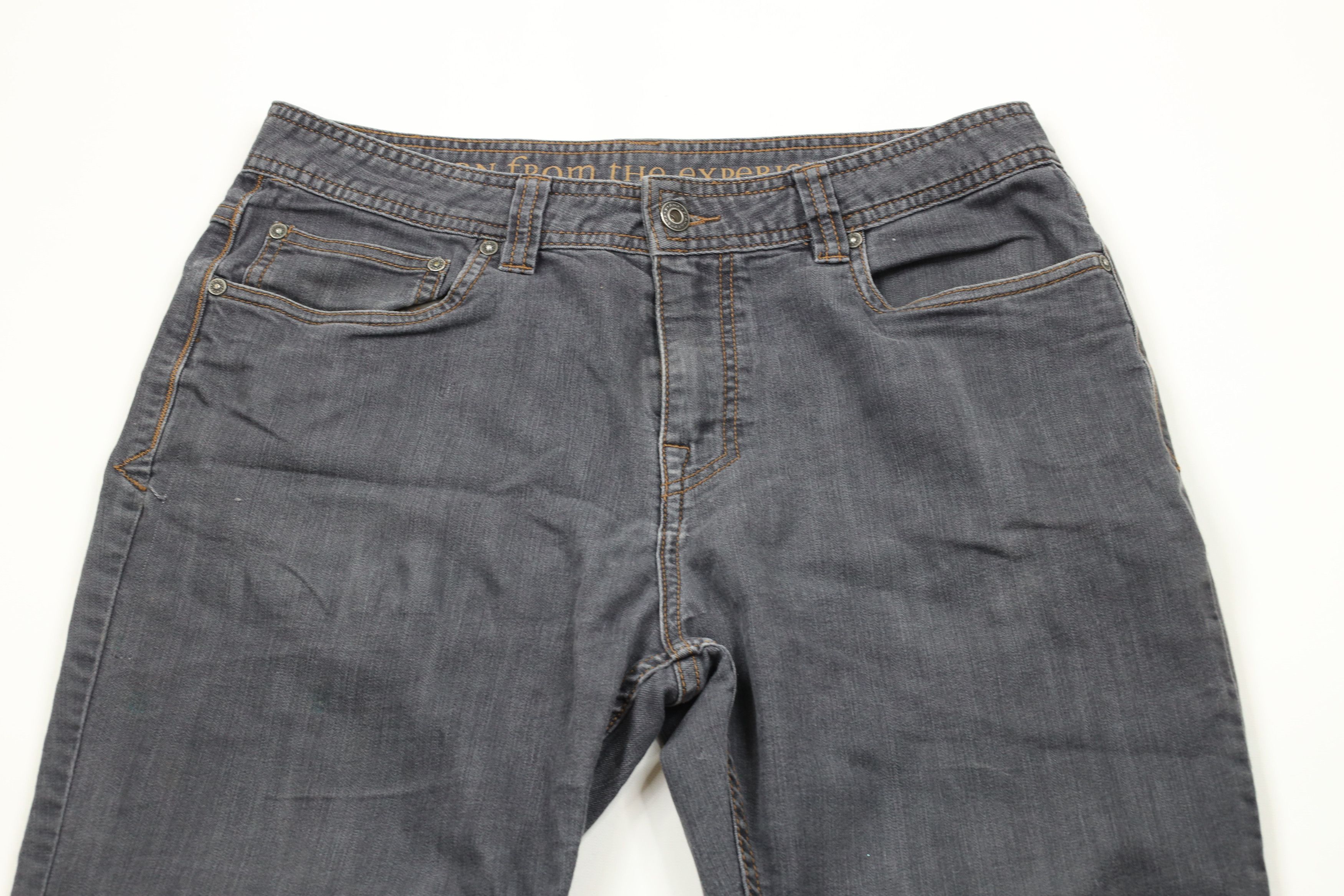Prana × Vintage prAna Breathe Fit Stretch Faded Bridger Denim Jeans Gray Size US 34 / EU 50 - 2 Thumbnail