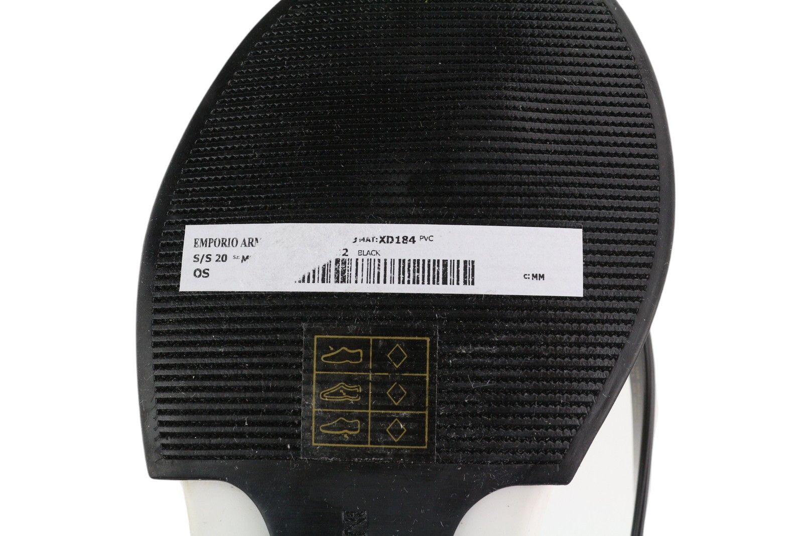 Emporio Armani EU37 Black Jelly Thong Slingback 84786 Size US 6 / IT 36 - 9 Thumbnail