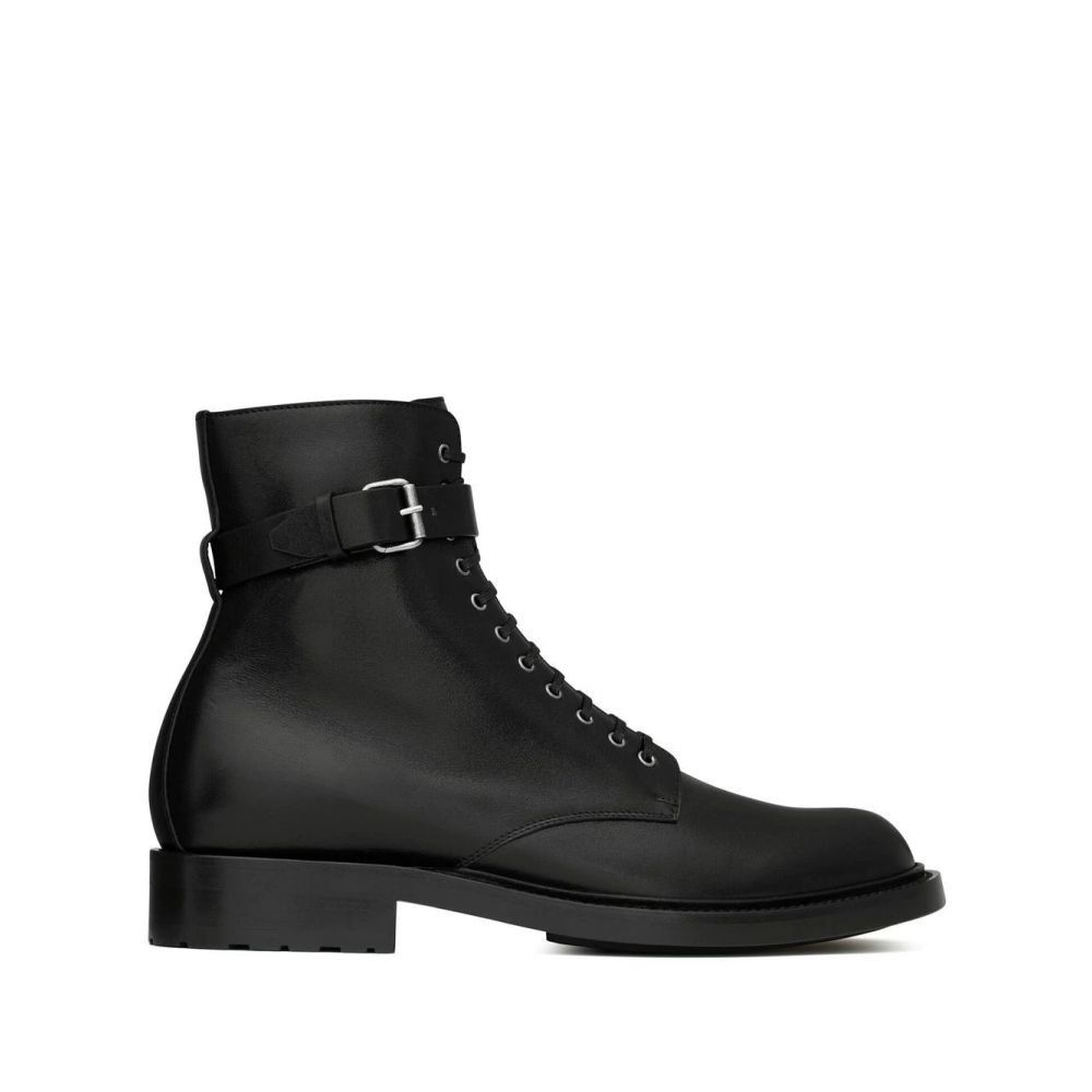 Saint Laurent Paris o1bcso1str0724 Army Boots in Black Size US 7.5 / EU 40-41 - 1 Thumbnail