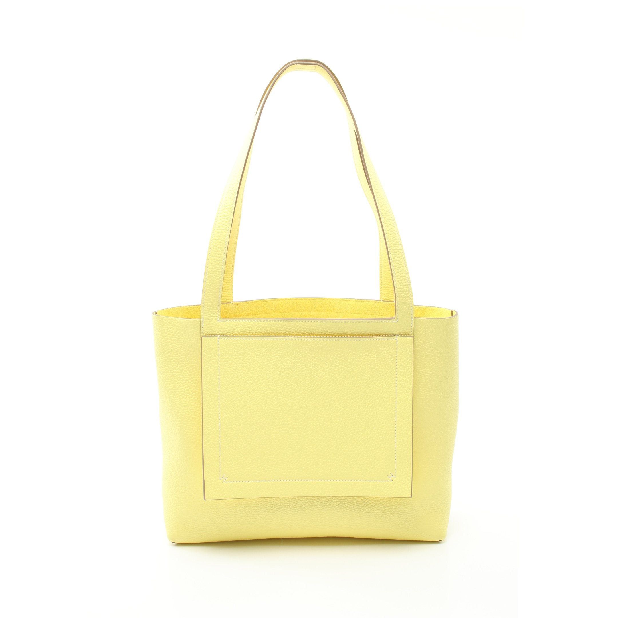 Hermes Hermes Hippopotamus Serie 31 Soufflé Shoulder Bag Tote Veau Epsom Light Yellow B Stamp Size ONE SIZE - 1 Thumbnail