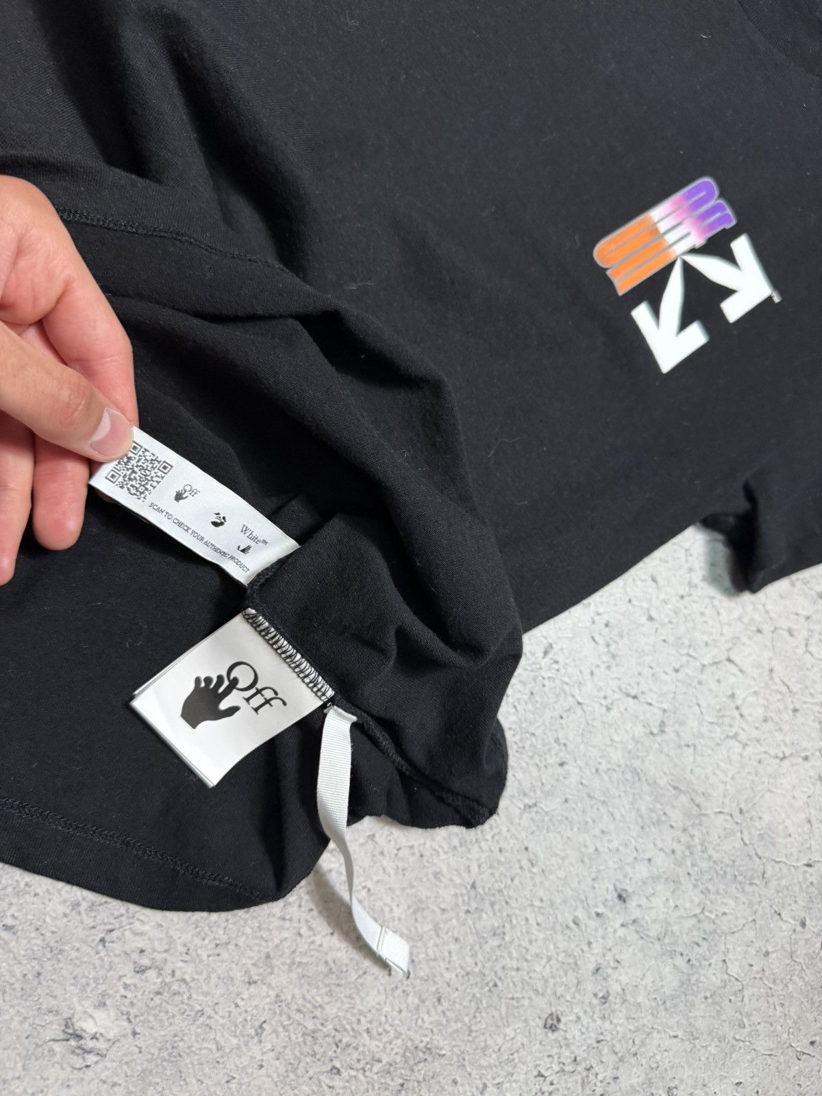 Off-White Off White Women’s Luxury T-Shirt Big Logo Rare Black Size S / US 4 / IT 40 - 6 Thumbnail