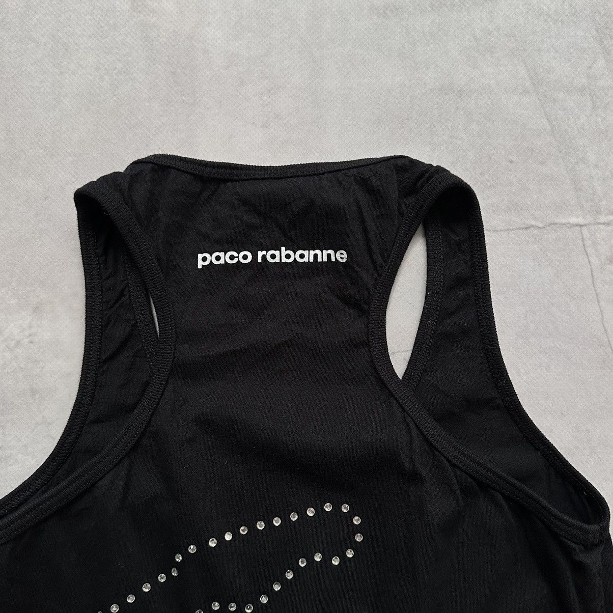 Paco Rabanne Paco Rabanne Guitar Rhinestones Rock Punk Tank Top Size XS / US 0-2 / IT 36-38 - 8 Thumbnail