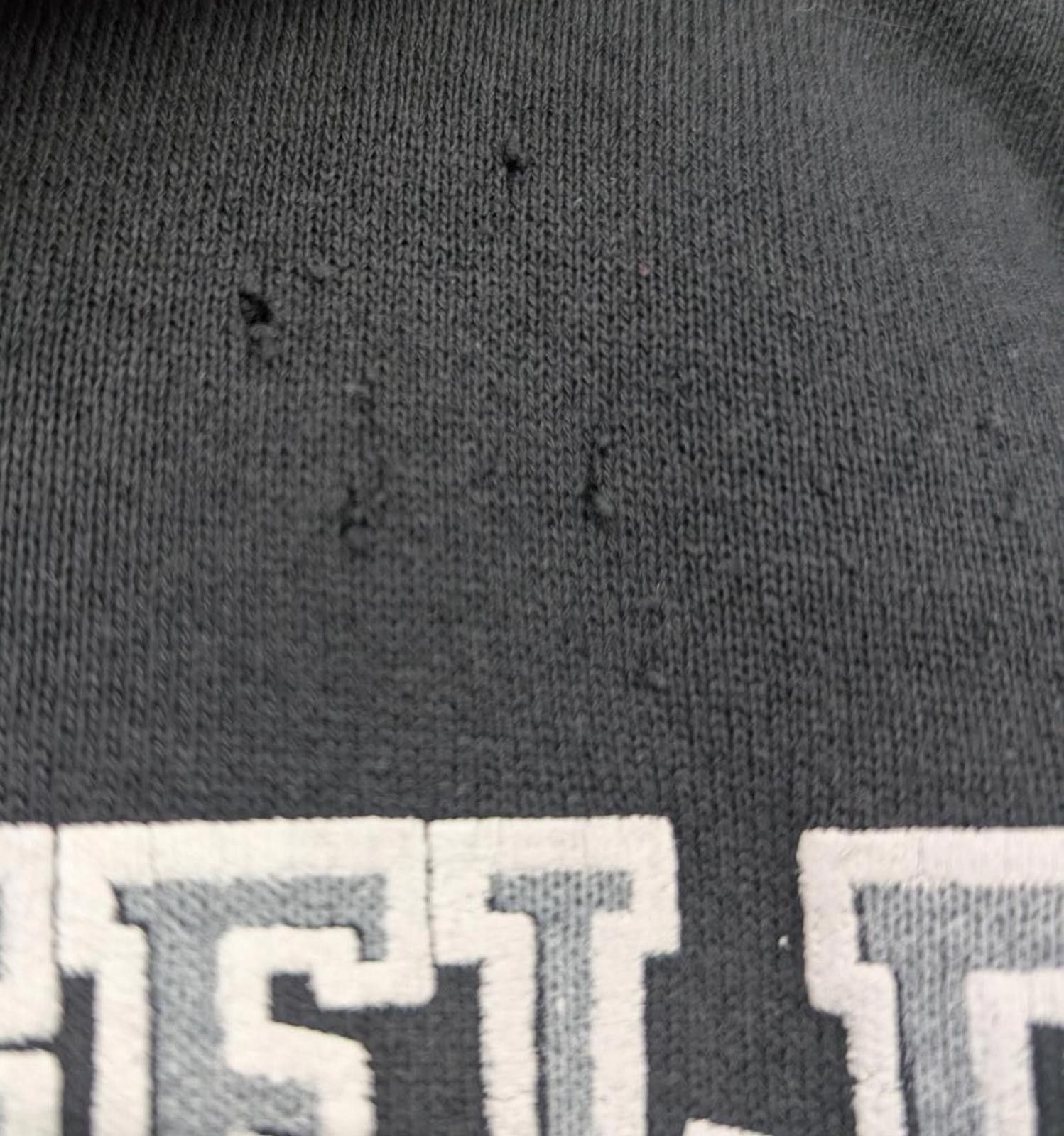 Fruit Of The Loom Vintage 80s Los Angeles Raider Custom Chain Stitch Sweater Size US M / EU 48-50 / 2 - 9 Thumbnail
