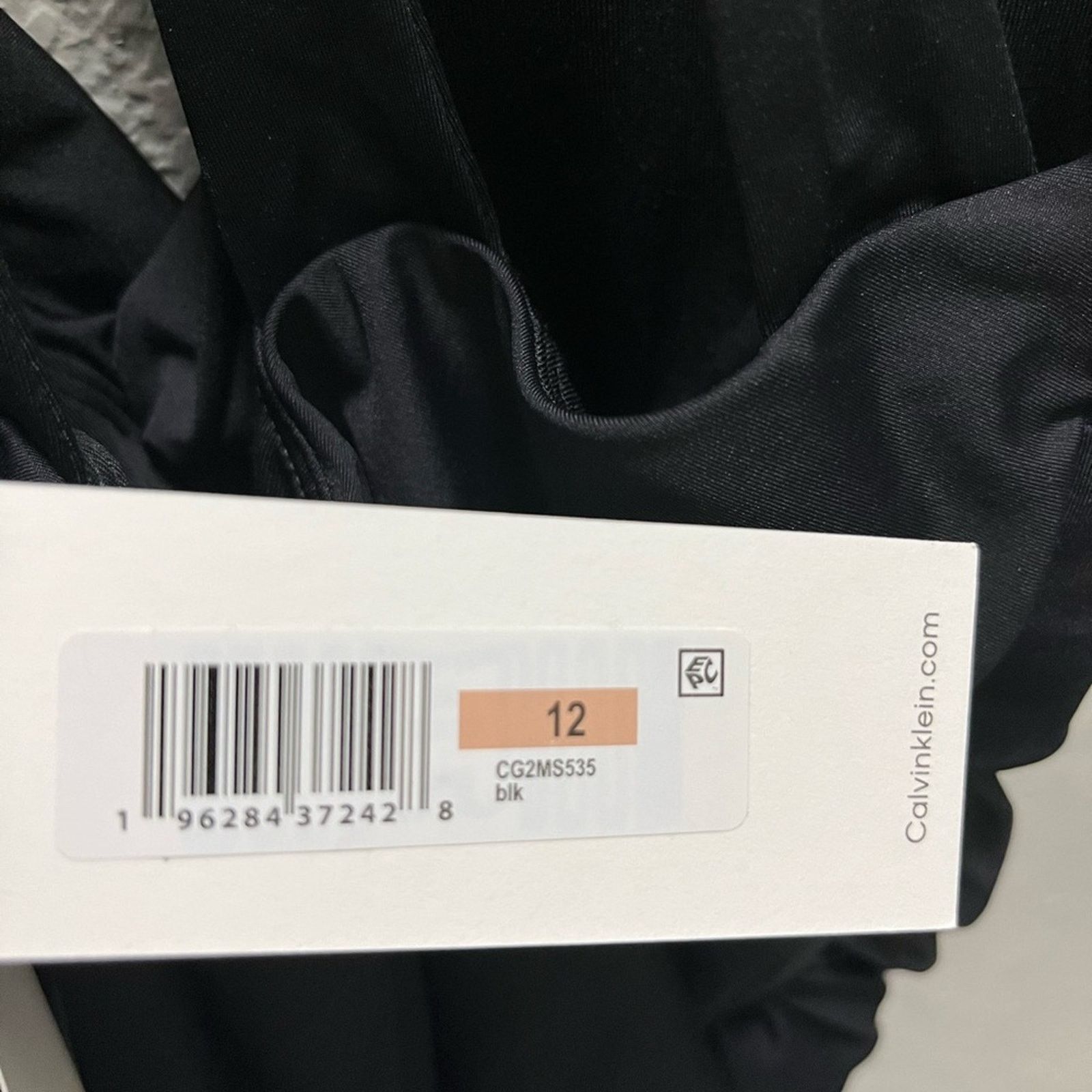 Calvin Klein Calvin Klein Women 12 Black Tummy Control One Piece Swimsuit Size XL / US 12-14 / IT 48-50 - 3 Thumbnail