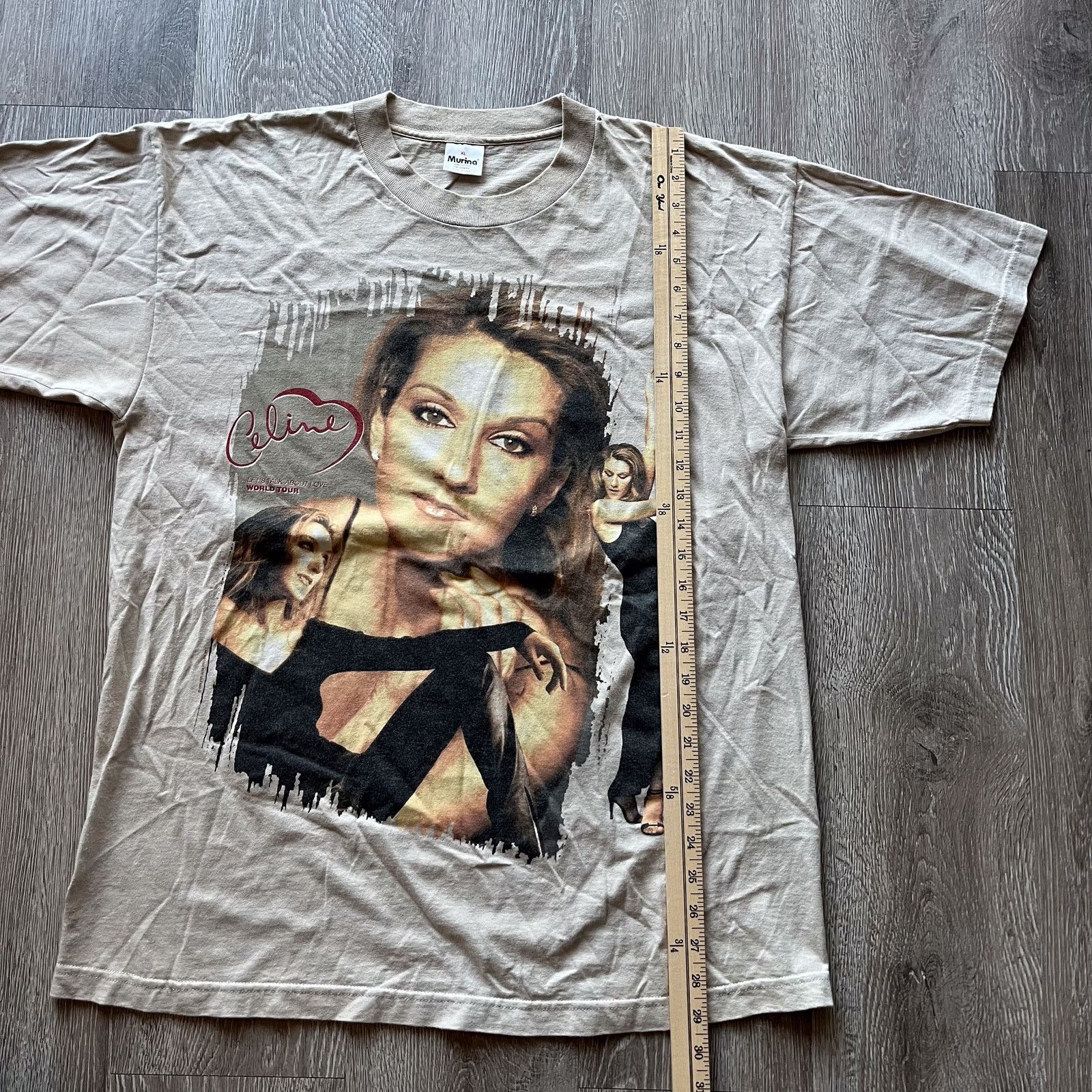 Vintage 1998 Celine Dion Lets Talk About Love World Tour T Shirt XL Size US XL / EU 56 / 4 - 10 Thumbnail