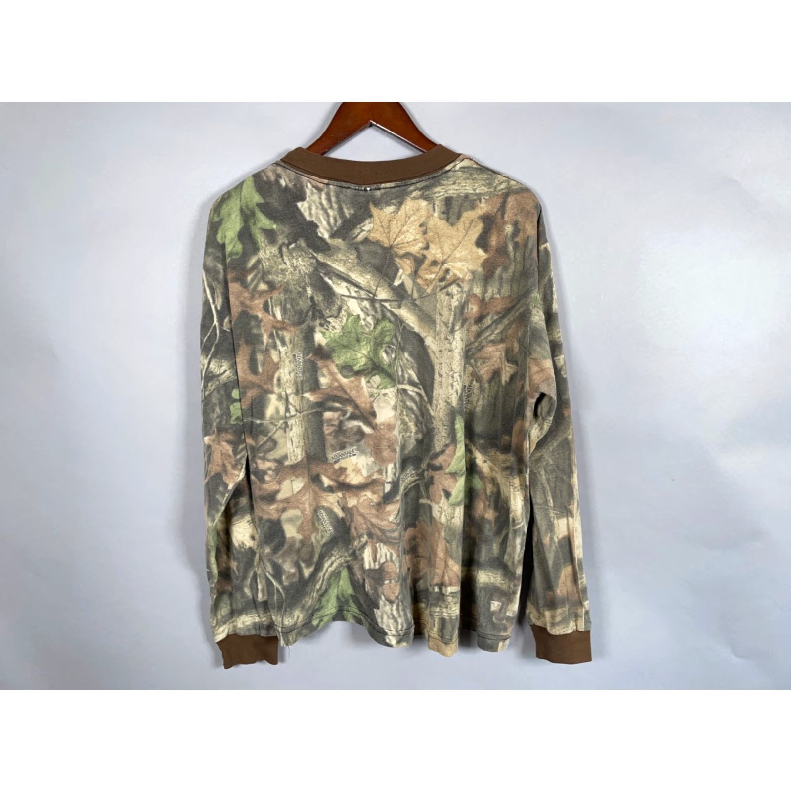 Vintage VINTAGE Liberty Camouflage Long Sleeve Shirt Adult Large Green 90s Mens Regular with Pocket VTG 90s Converse? Size US L / EU 52-54 / 3 - 2 Thumbnail