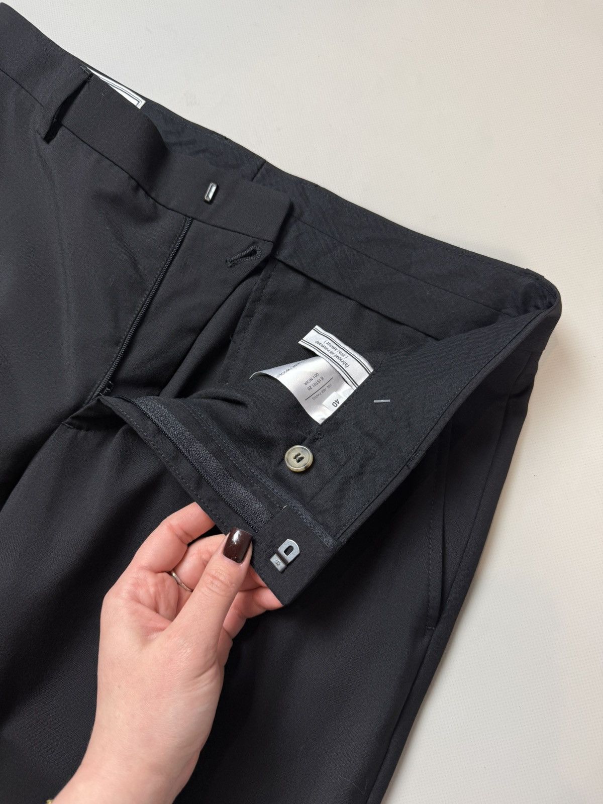 AMI Ami Alexandre Mattiussi Ladies Wool Dress Pants Trousers Size 27" / US 4 / IT 40 - 10 Thumbnail