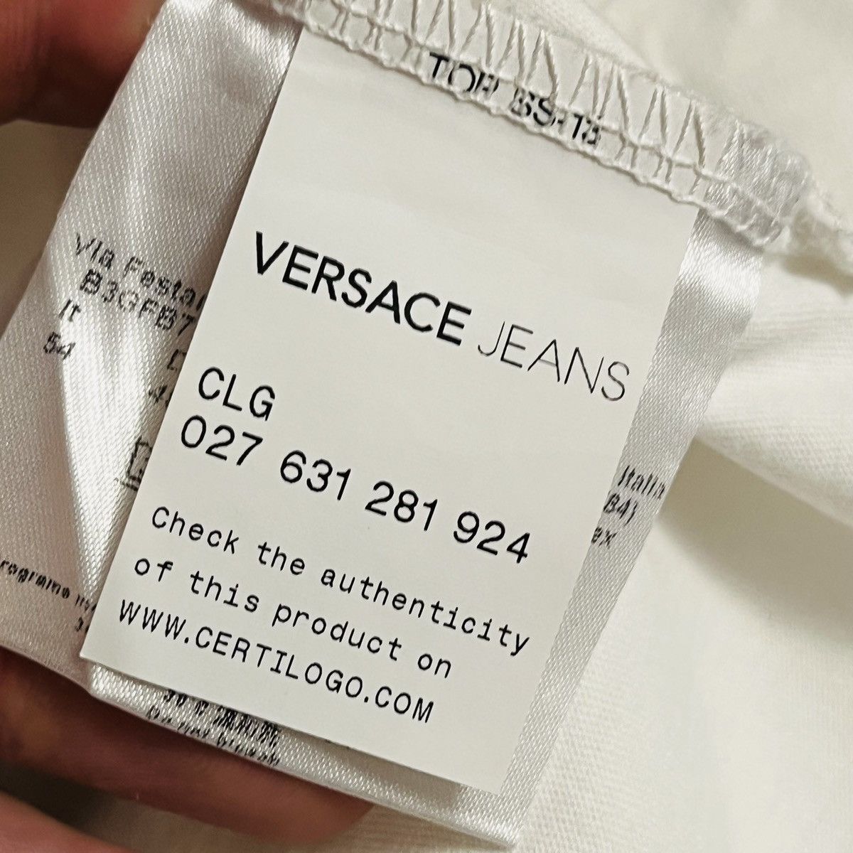 Versace Versace Jeans T-shirt Big Logo Size US L / EU 52-54 / 3 - 5 Thumbnail