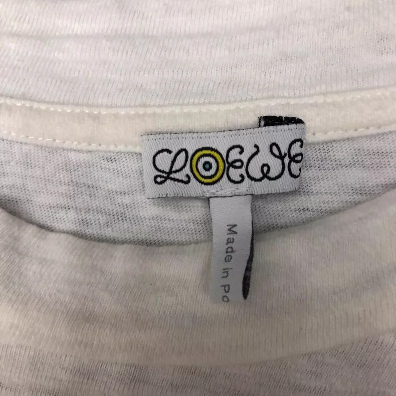Loewe LOEWE White printed short sleeves Size M / US 6-8 / IT 42-44 - 3 Thumbnail
