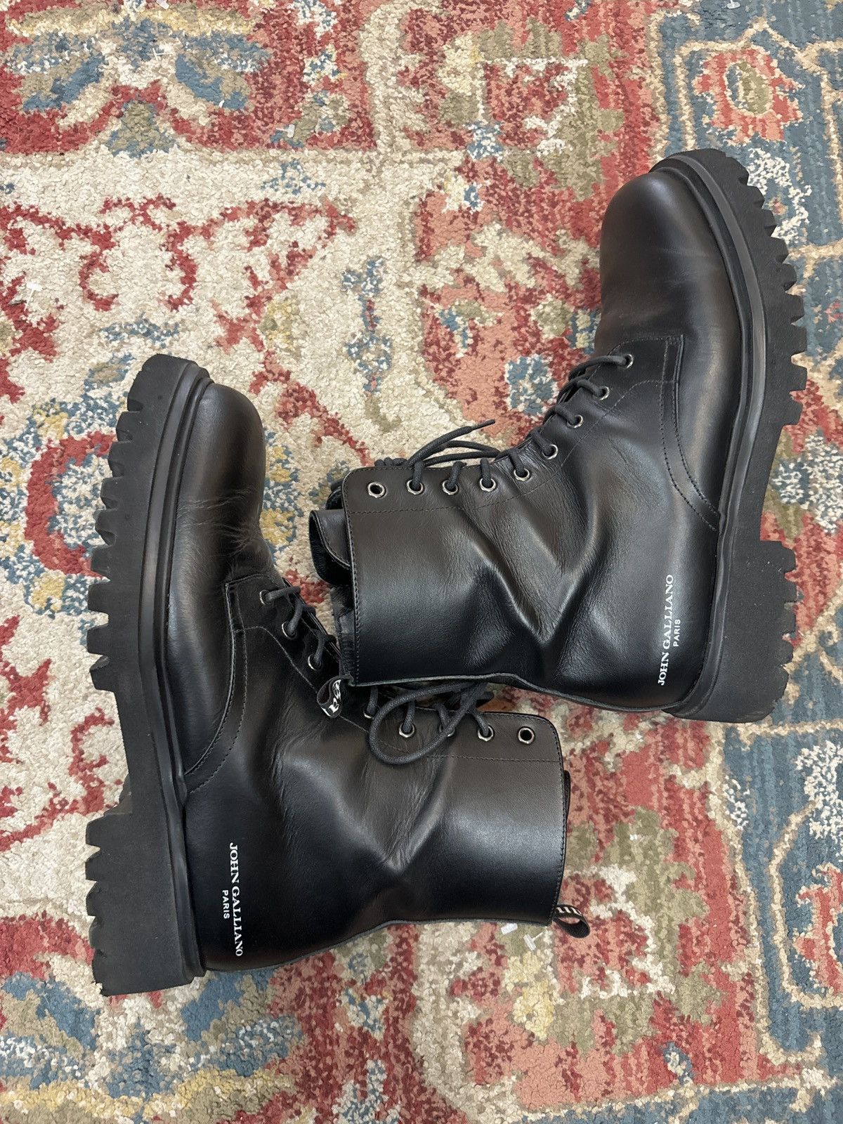 John Galliano Lace up boots Size US 11 / EU 44 - 3 Thumbnail